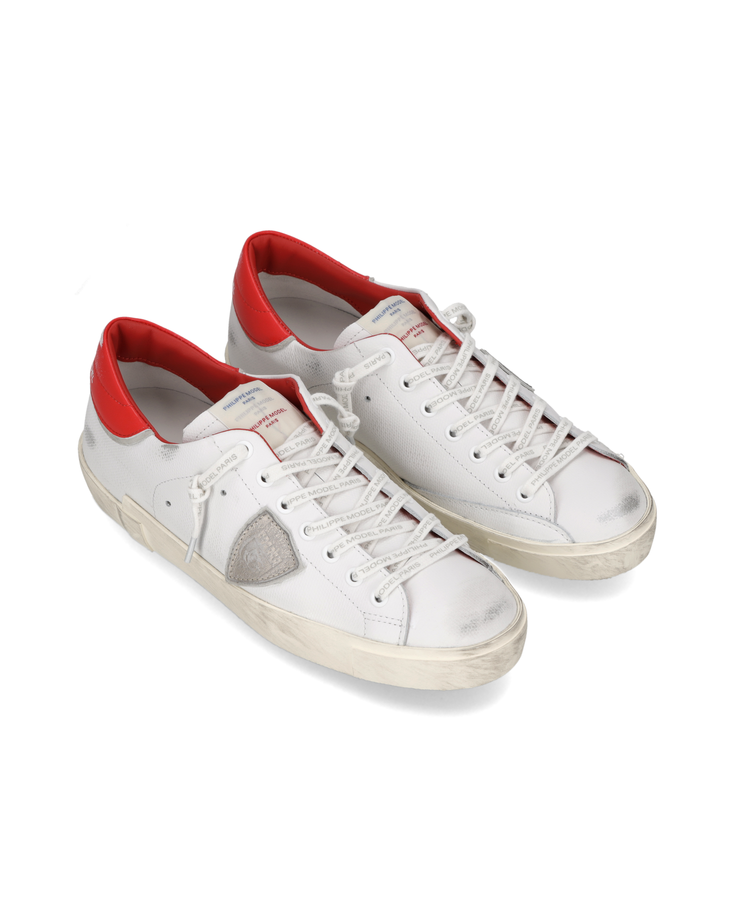Sneakers Prsx Uomo, Bianco Rosso
