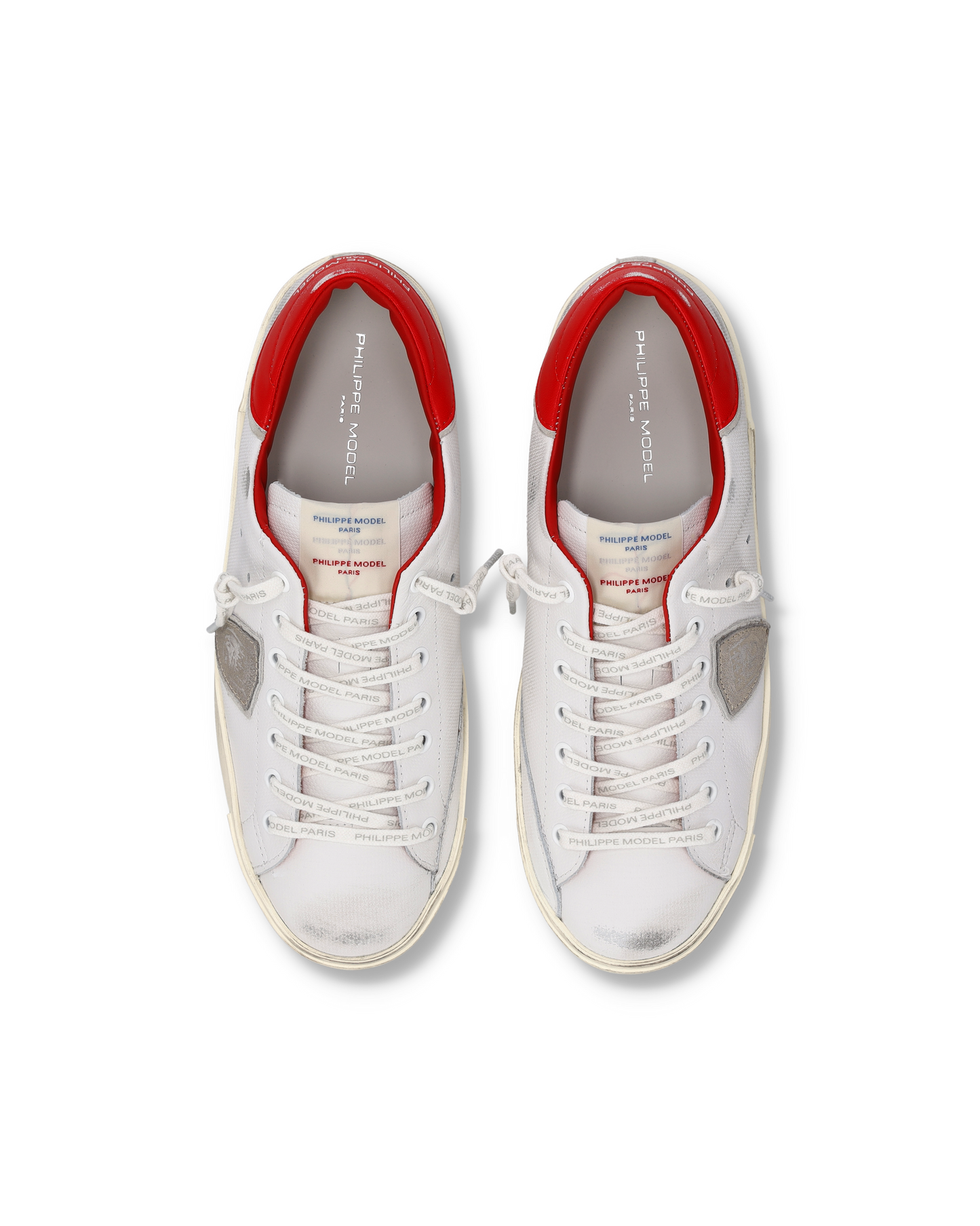 Sneakers Prsx Uomo, Bianco Rosso