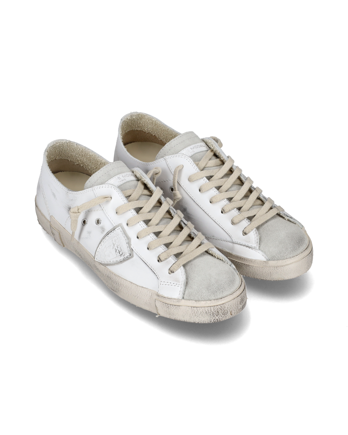 Sneaker basse Prsx uomo - bianco e grigio