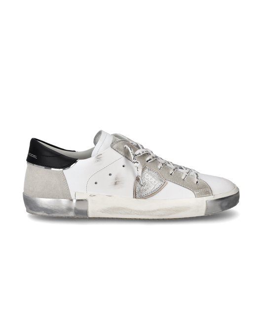 Sneaker bassa Prsx uomo - bianco e argento