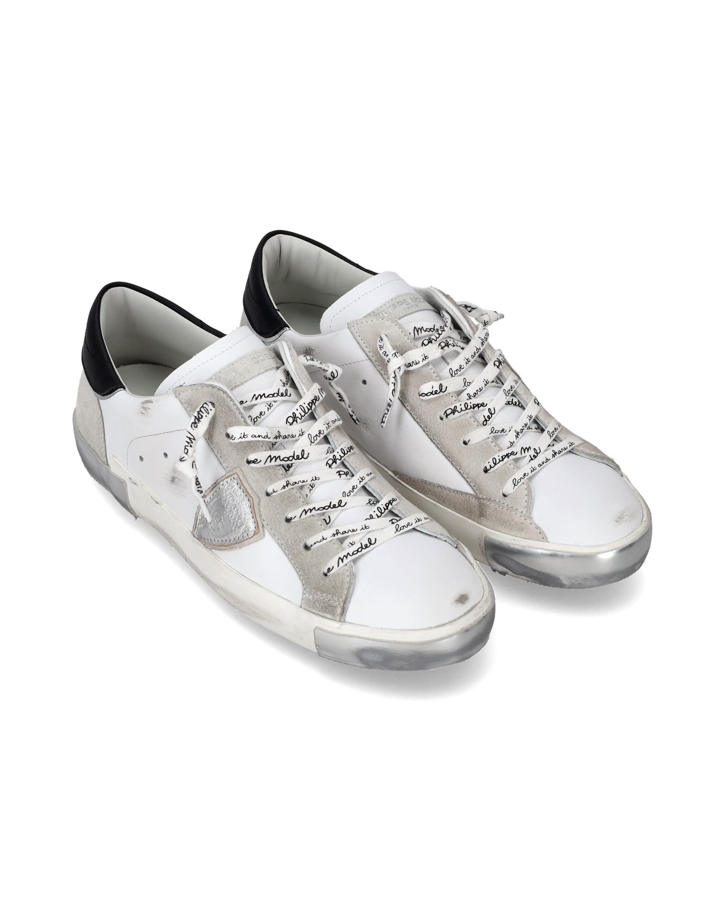 Sneaker bassa Prsx uomo - bianco e argento