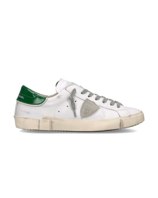 Sneakers Prsx Uomo, Bianco Verde Bottiglia