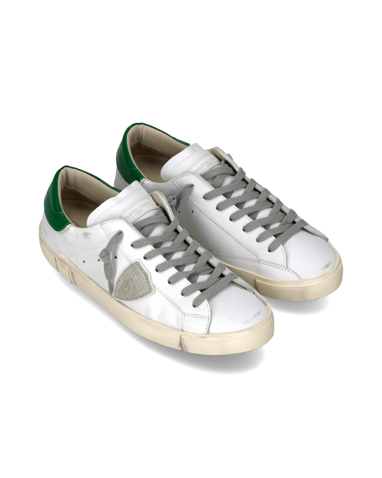 Sneakers Prsx Uomo, Bianco Verde Bottiglia