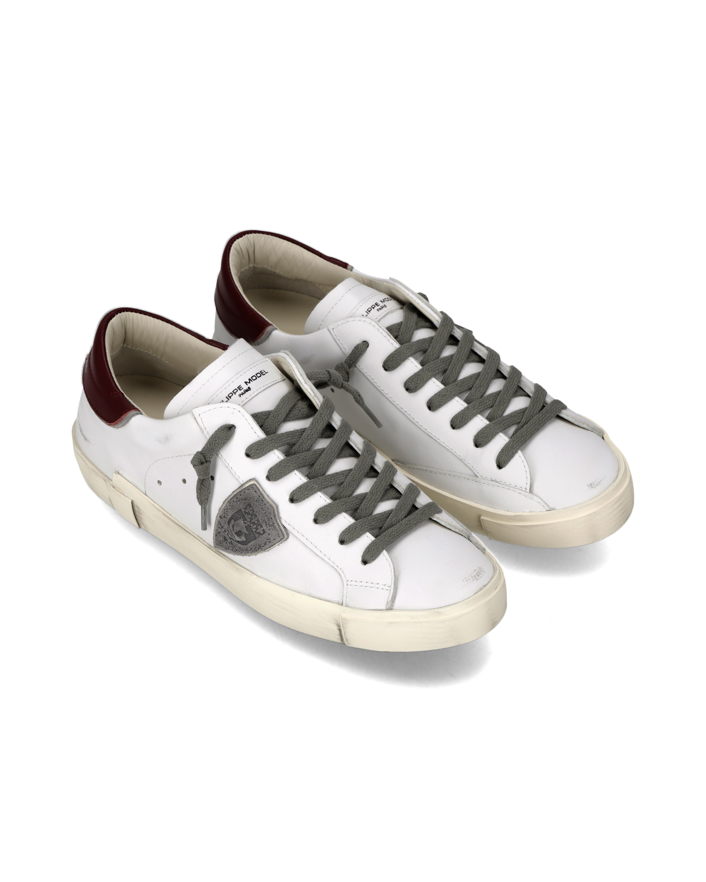 Sneakers Prsx Uomo, Bianco Bordeaux
