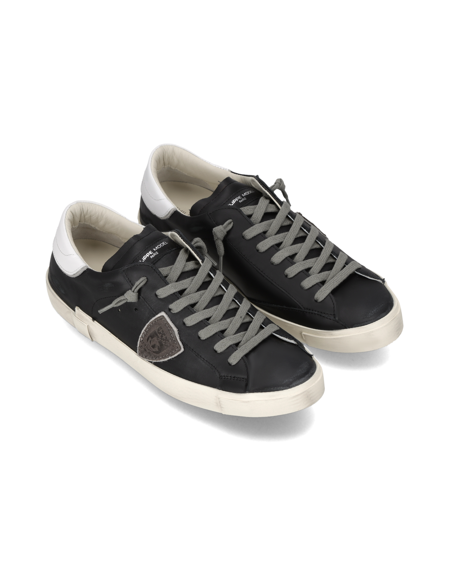 Baskets Prsx Homme, Noir Blanc