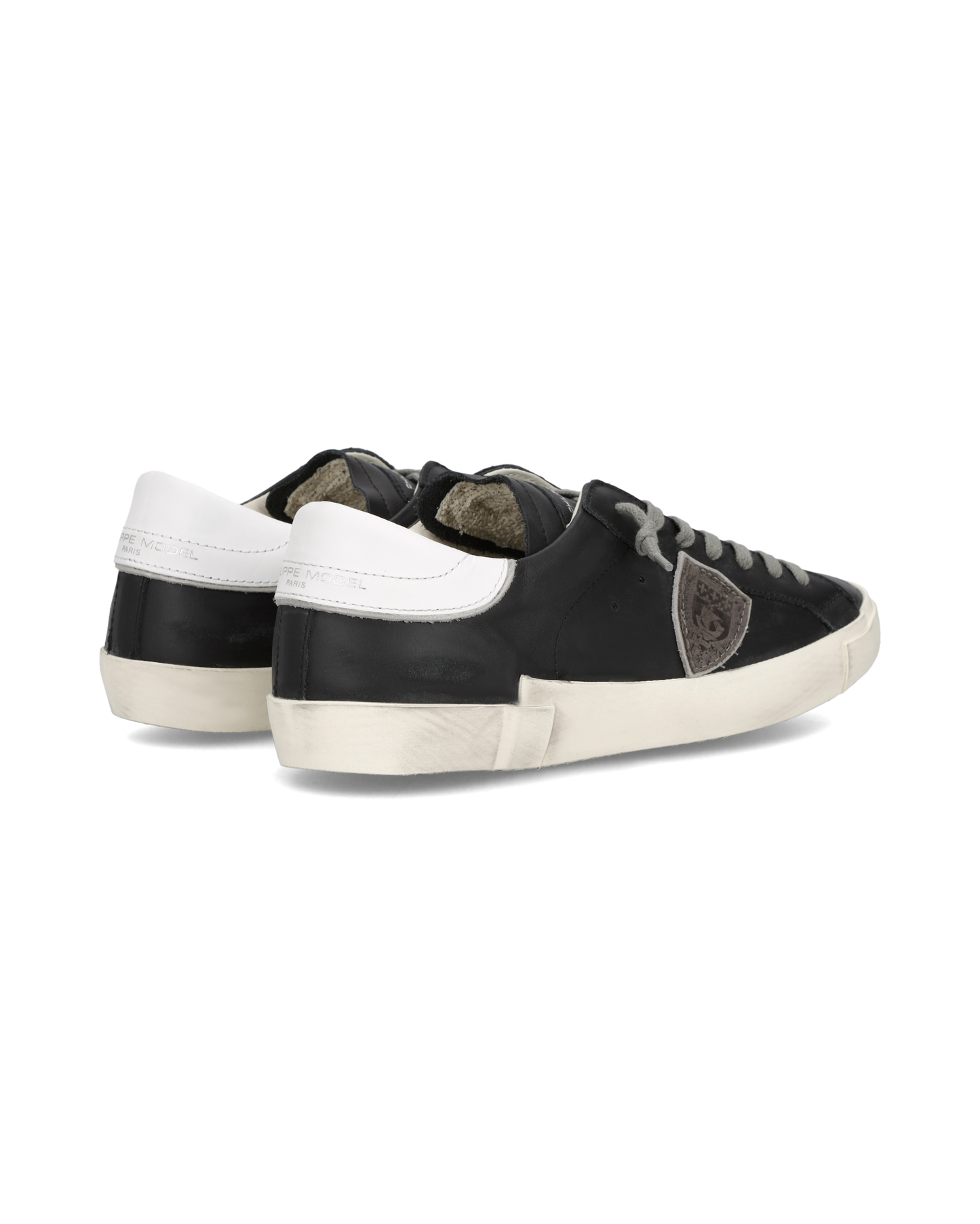 Baskets Prsx Homme, Noir Blanc