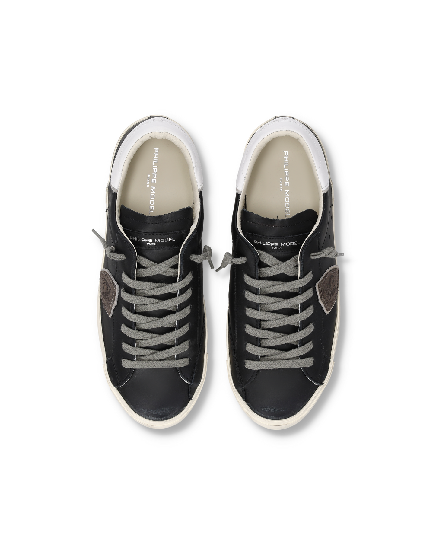 Baskets Prsx Homme, Noir Blanc