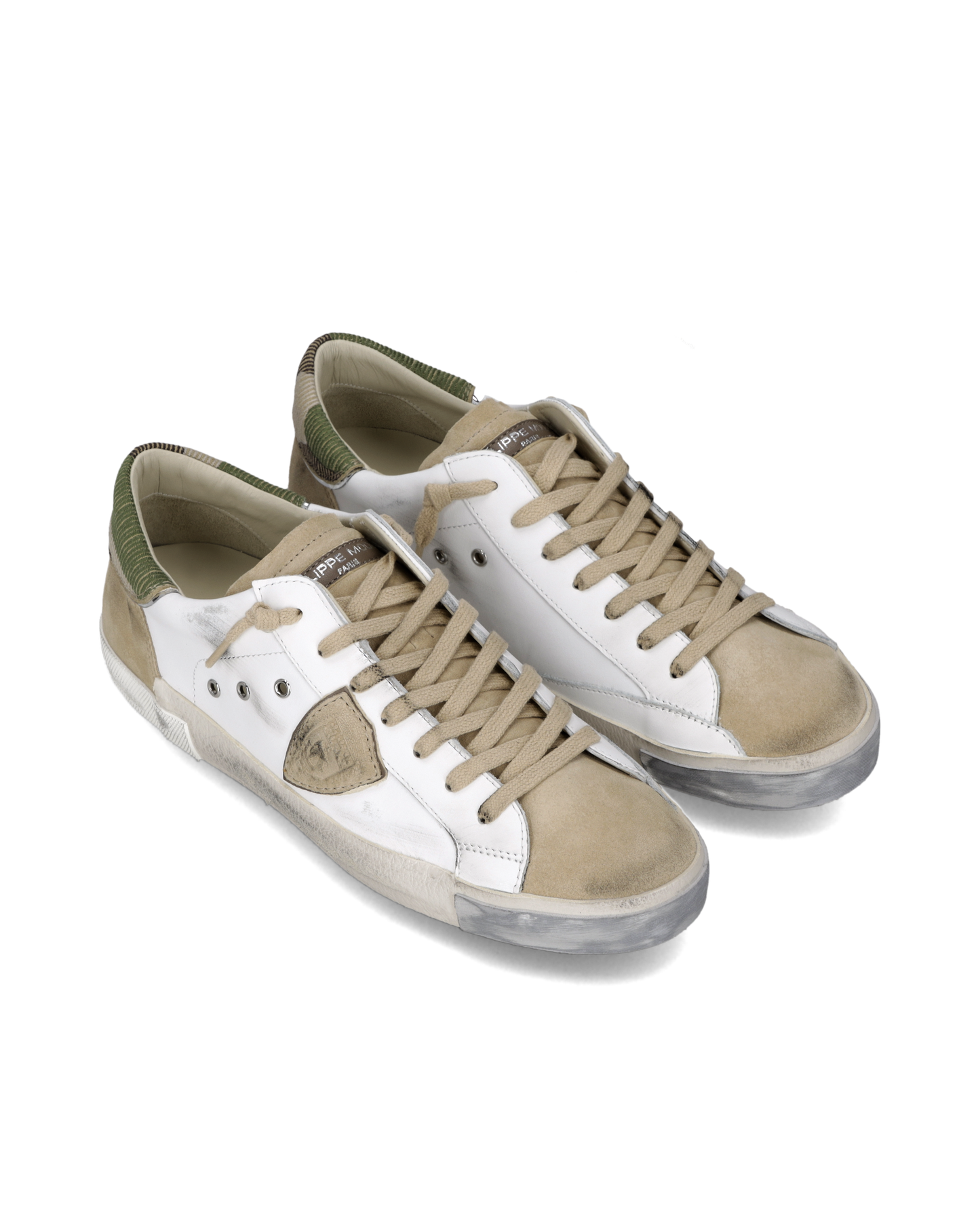 Sneakers Prsx Tennis Men, White Beige