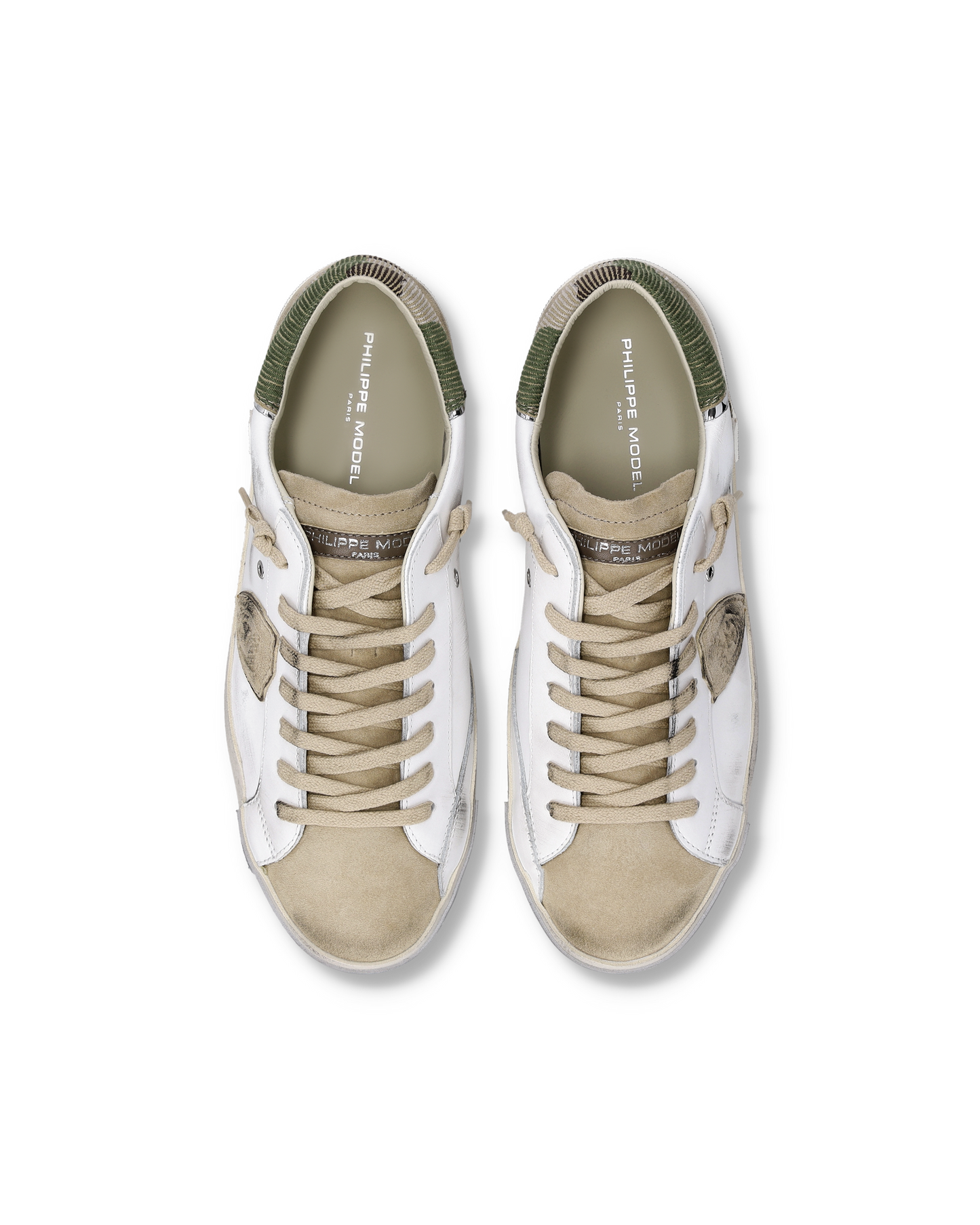 Sneakers Prsx Tennis Men, White Beige