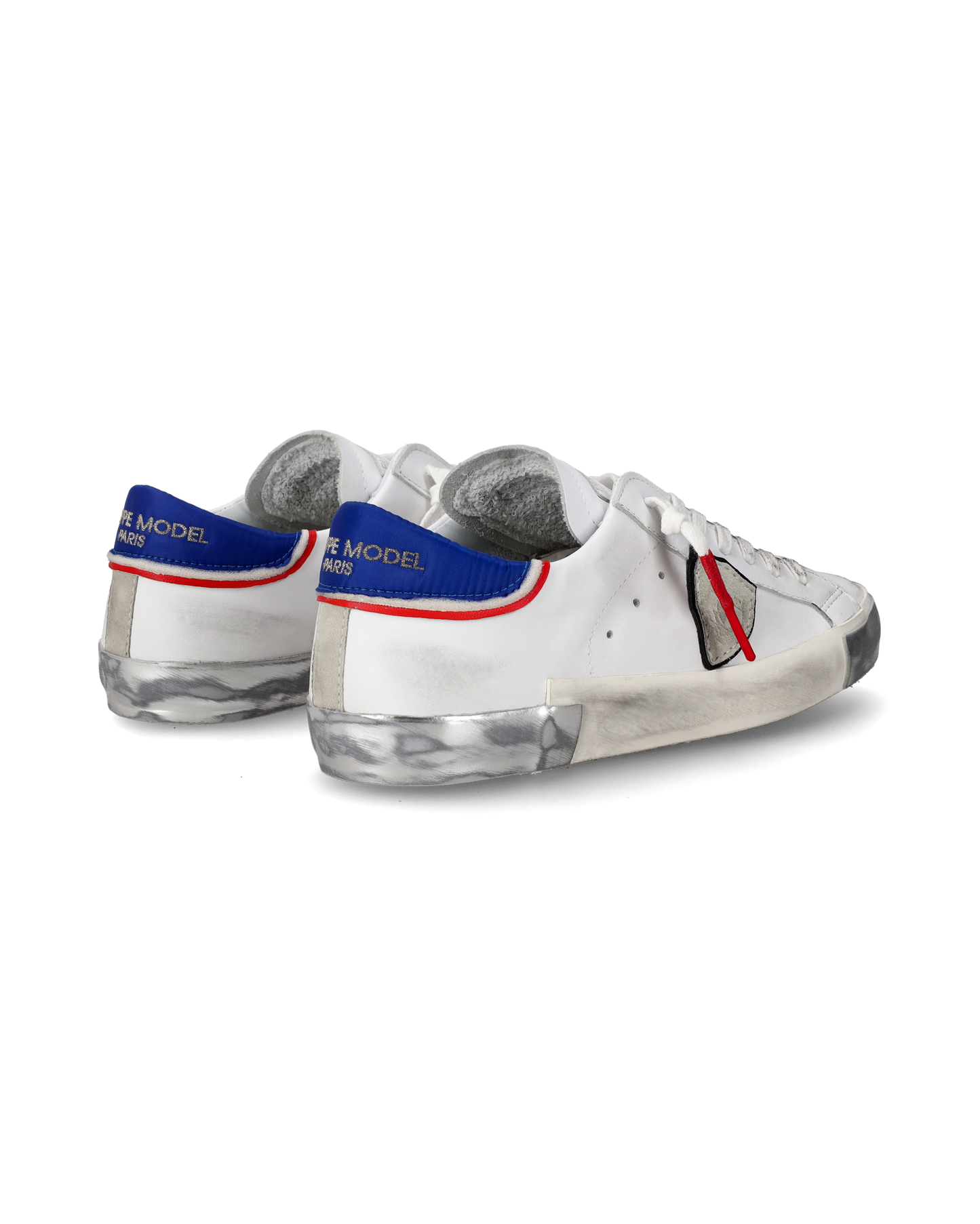 Sneaker basse Prsx uomo - bianco, blu e rosso