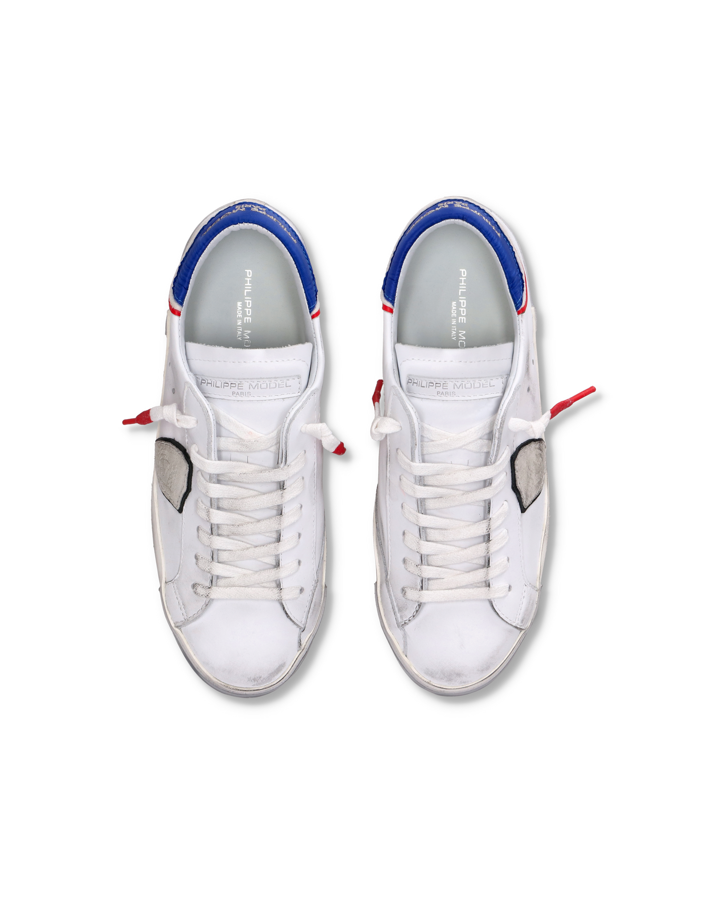 Sneaker basse Prsx uomo - bianco, blu e rosso