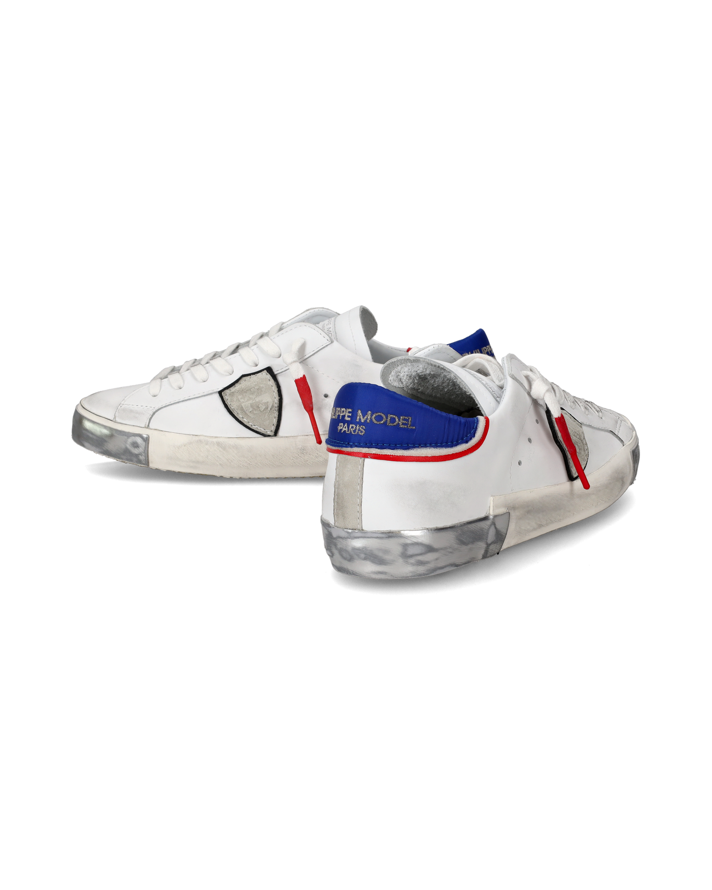 Sneaker basse Prsx uomo - bianco, blu e rosso