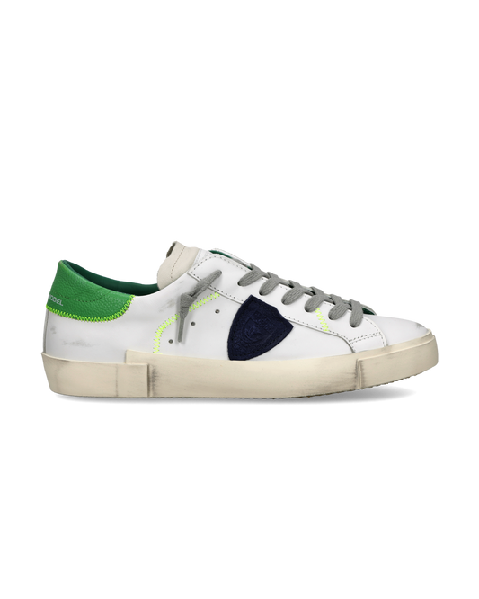 Sneakers Prsx Uomo, Bianco Verde Blu