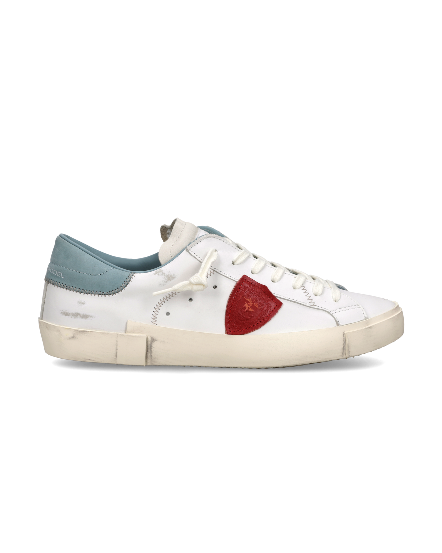 Sneakers Prsx Uomo, Bianco Azzurro