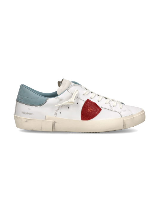 Sneakers Prsx Uomo, Bianco Azzurro