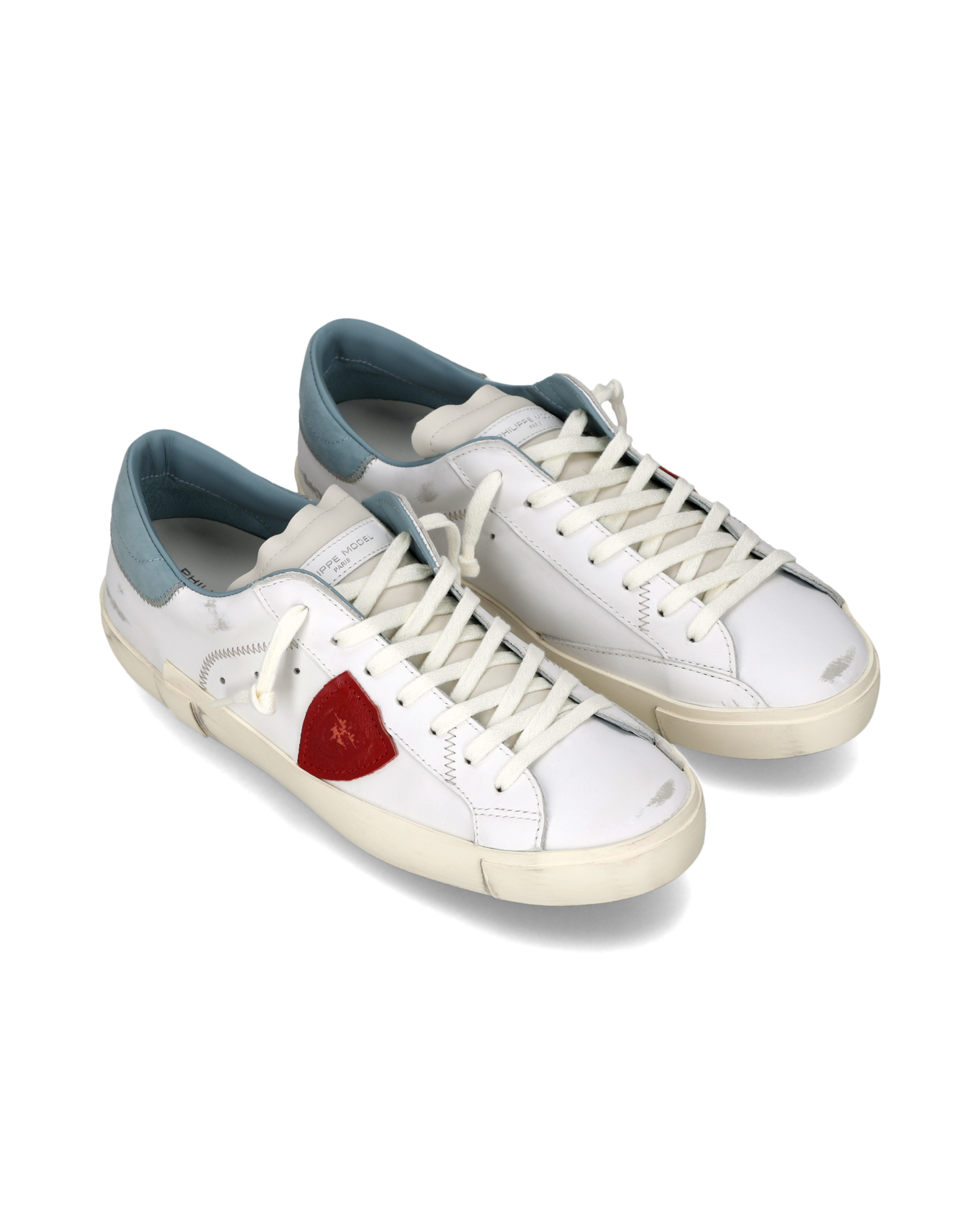 Sneakers Prsx Uomo, Bianco Azzurro