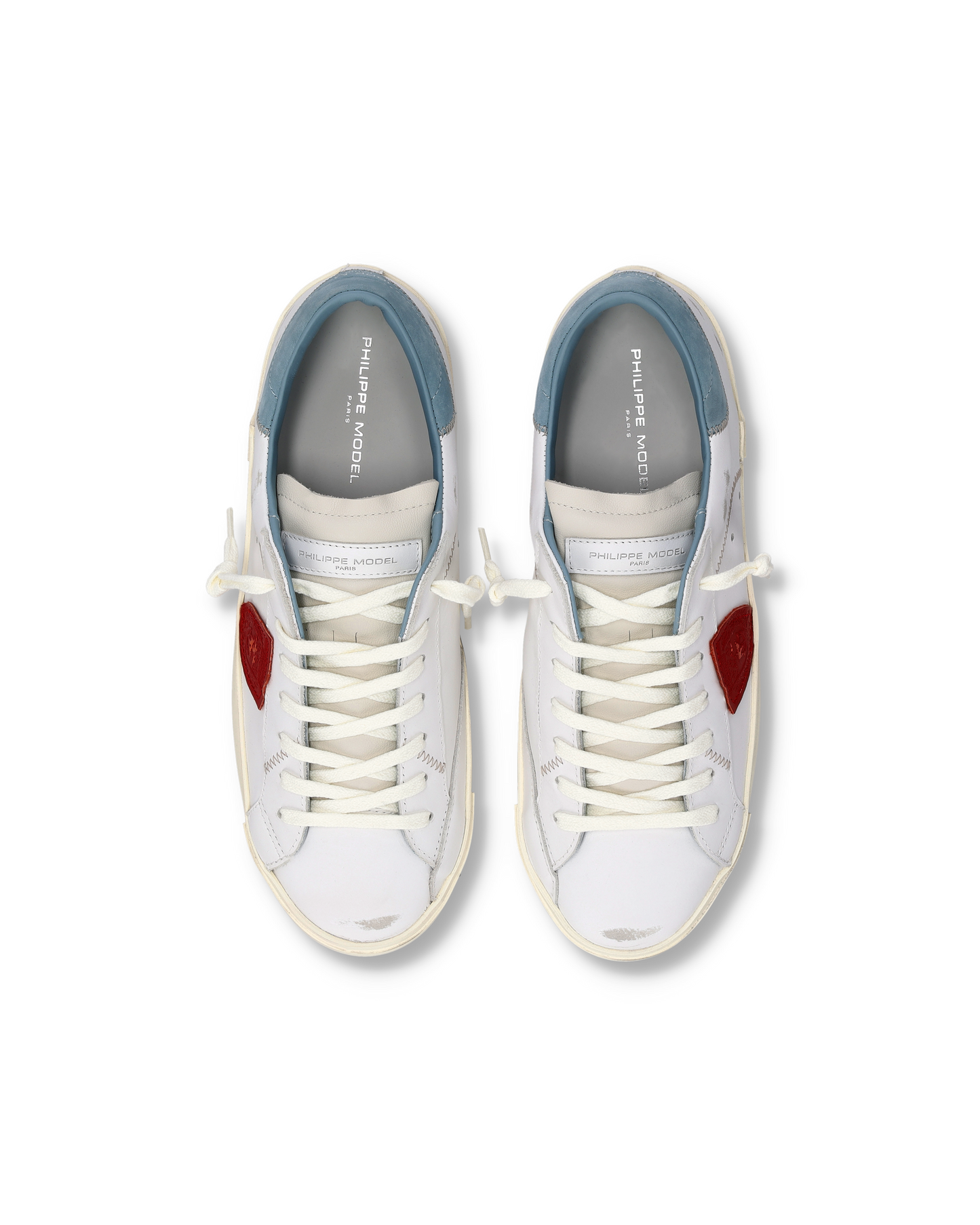 Sneakers Prsx Uomo, Bianco Azzurro