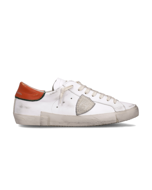 Sneakers Prsx Uomo, Bianco Arancione