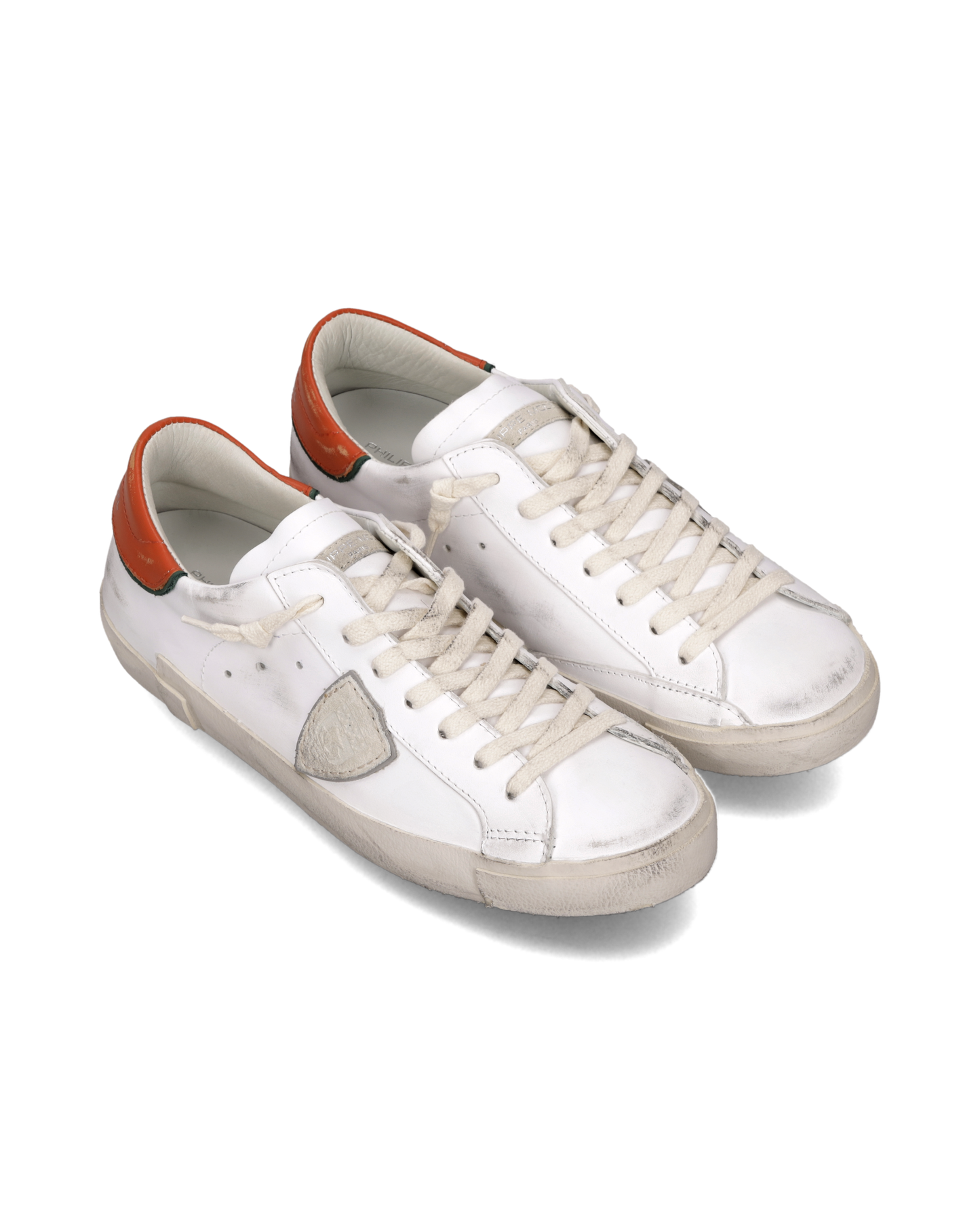 Sneakers Prsx Uomo, Bianco Arancione
