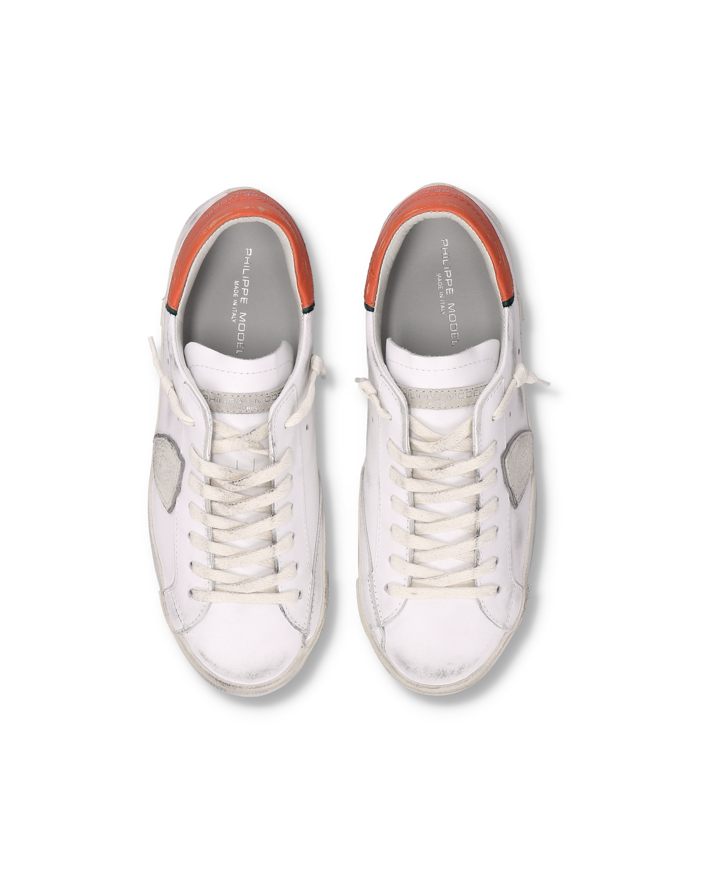 Sneakers Prsx Uomo, Bianco Arancione