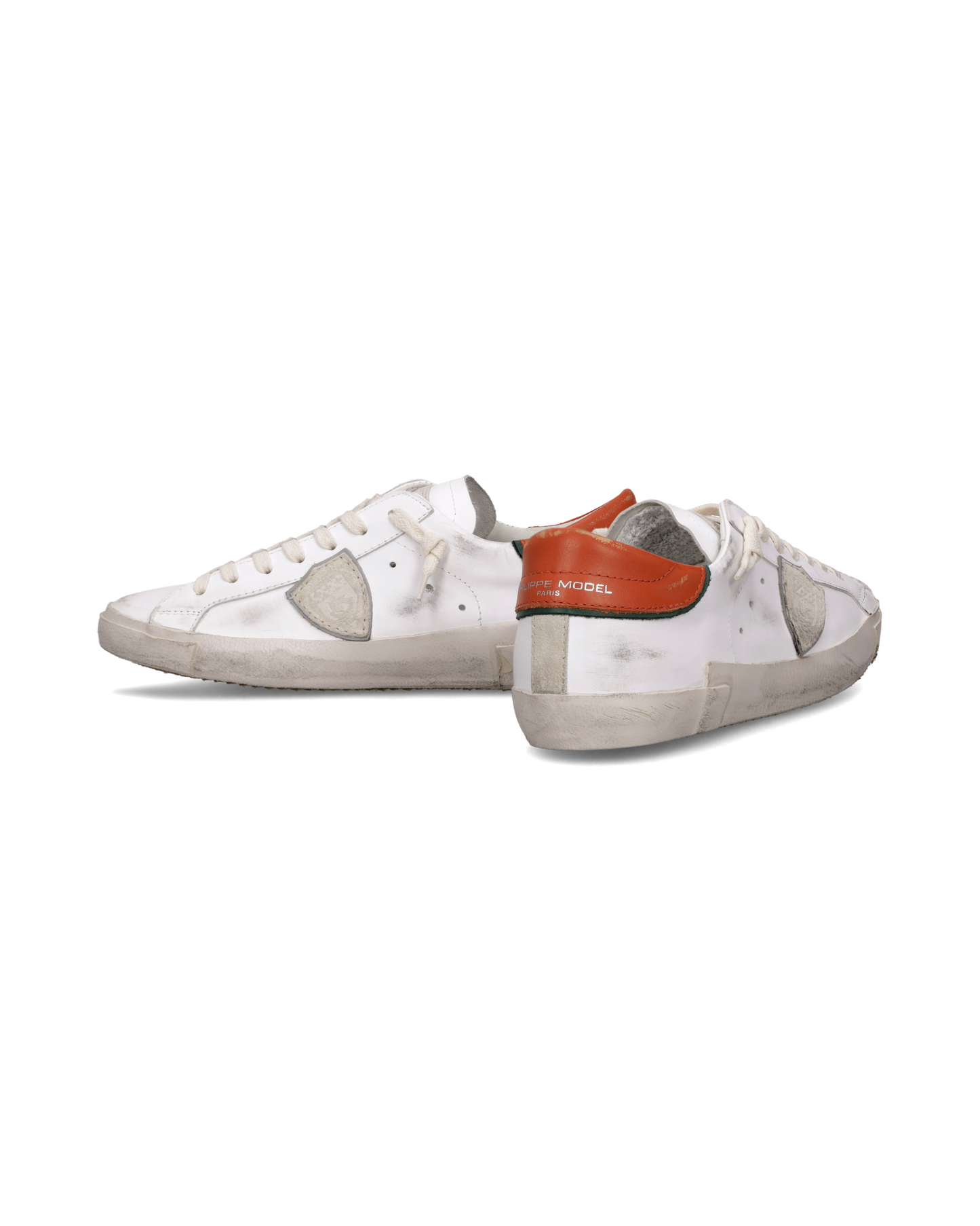Sneakers Prsx Uomo, Bianco Arancione