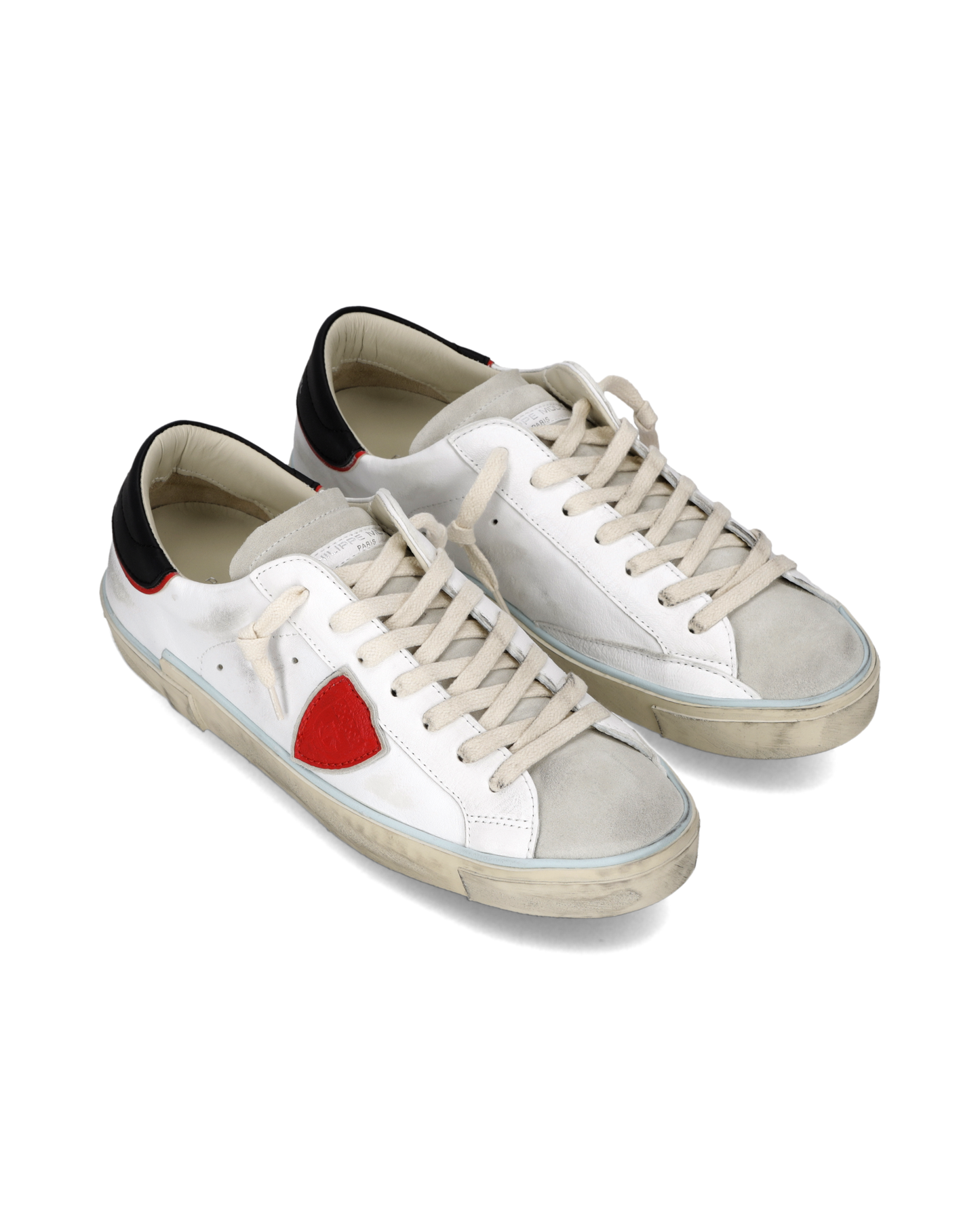 Sneakers Prsx Uomo, Bianco Nero Rosso