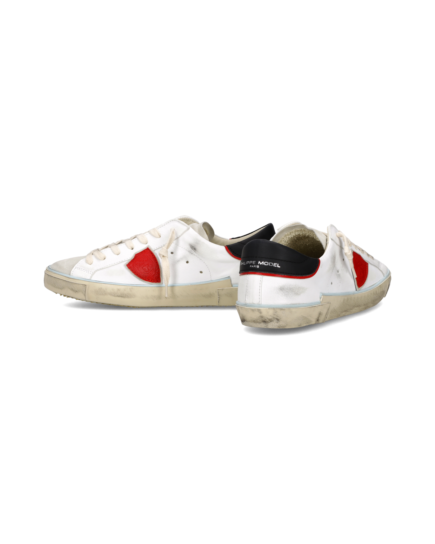 Sneakers Prsx Uomo, Bianco Nero Rosso