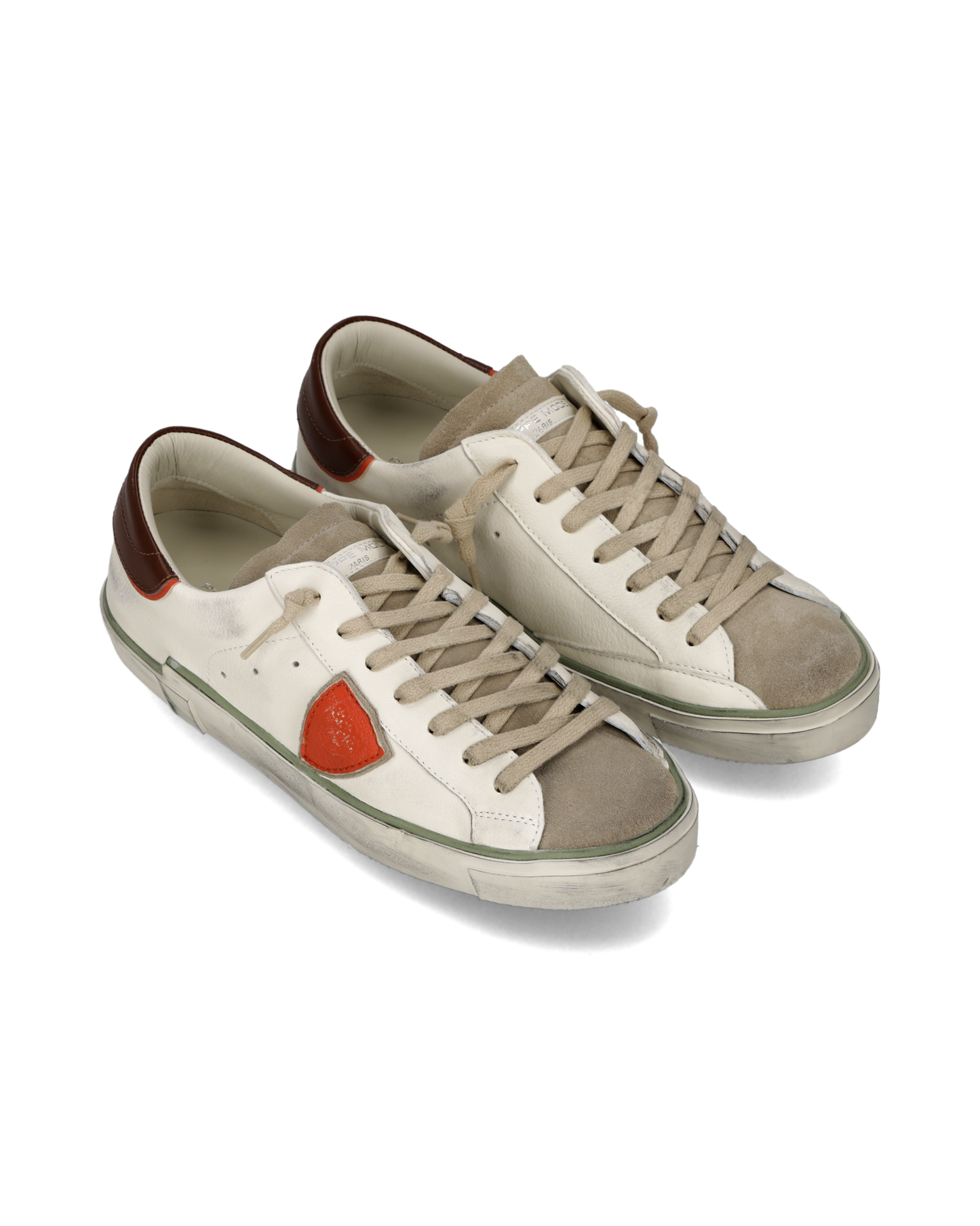 Sneakers Prsx Tennis Men, Milk Burgundy