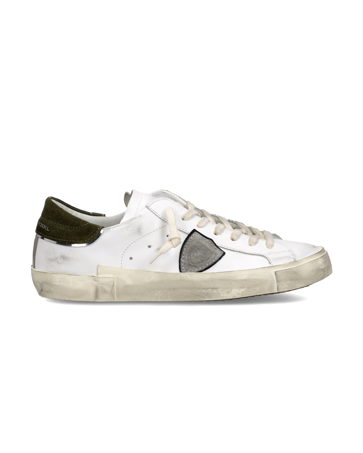 Sneakers Prsx Uomo, Bianco Verde Militare