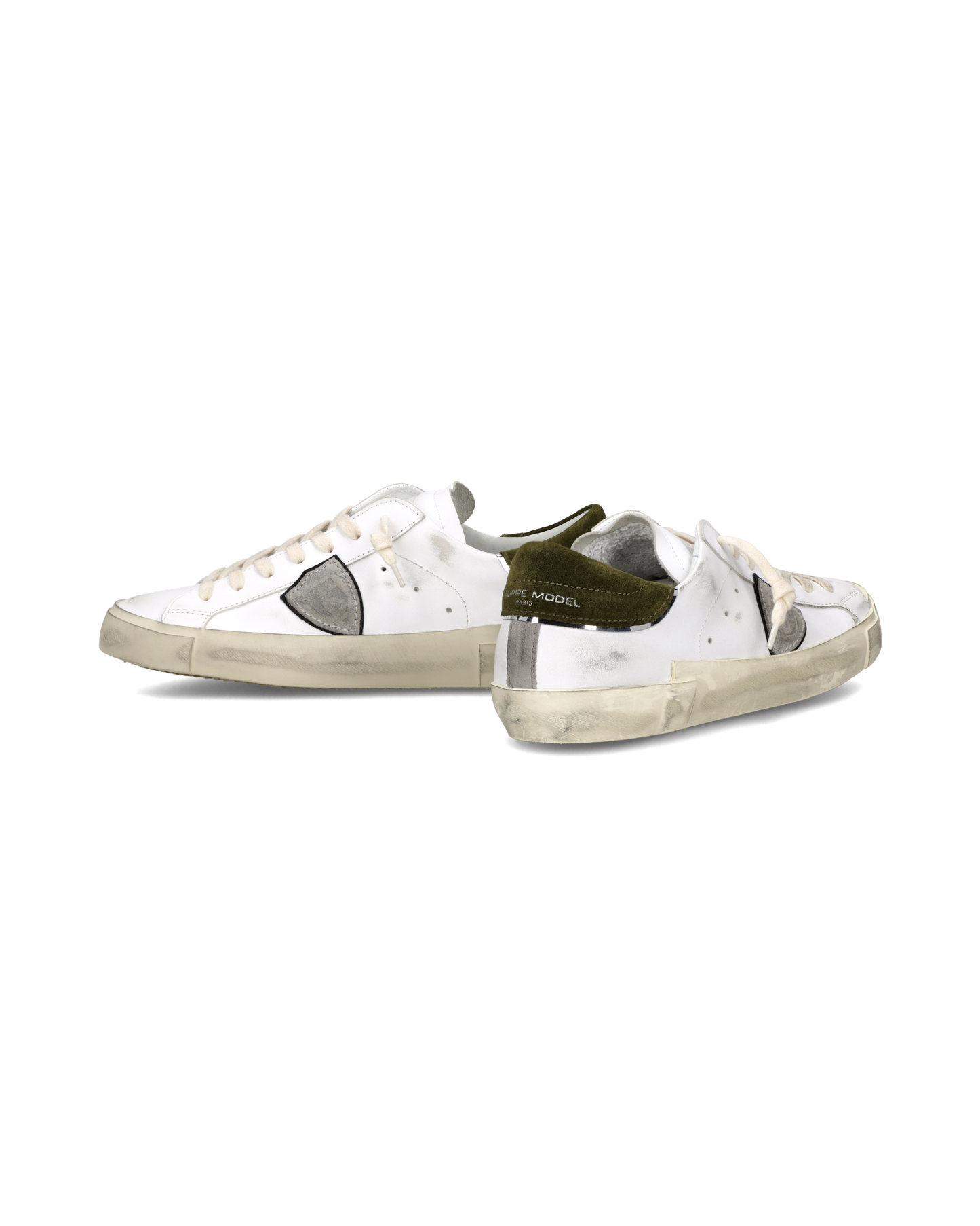 Sneakers Prsx Uomo, Bianco Verde Militare