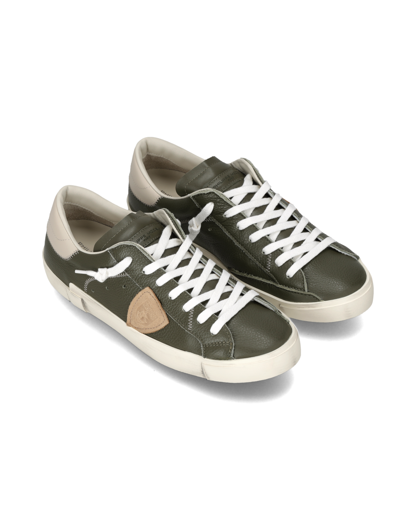 Sneakers Prsx Men, Military Green Beige