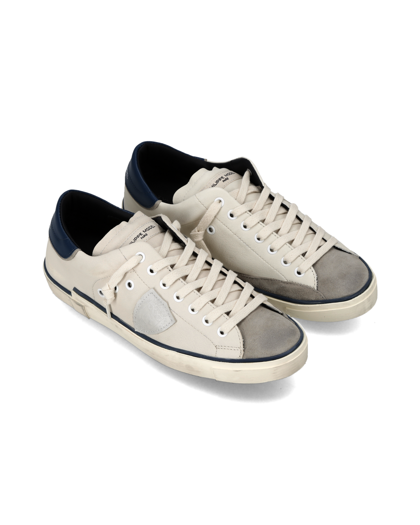 Zapatillas Prsx Para Hombre, Blanco Roto Azul Océano