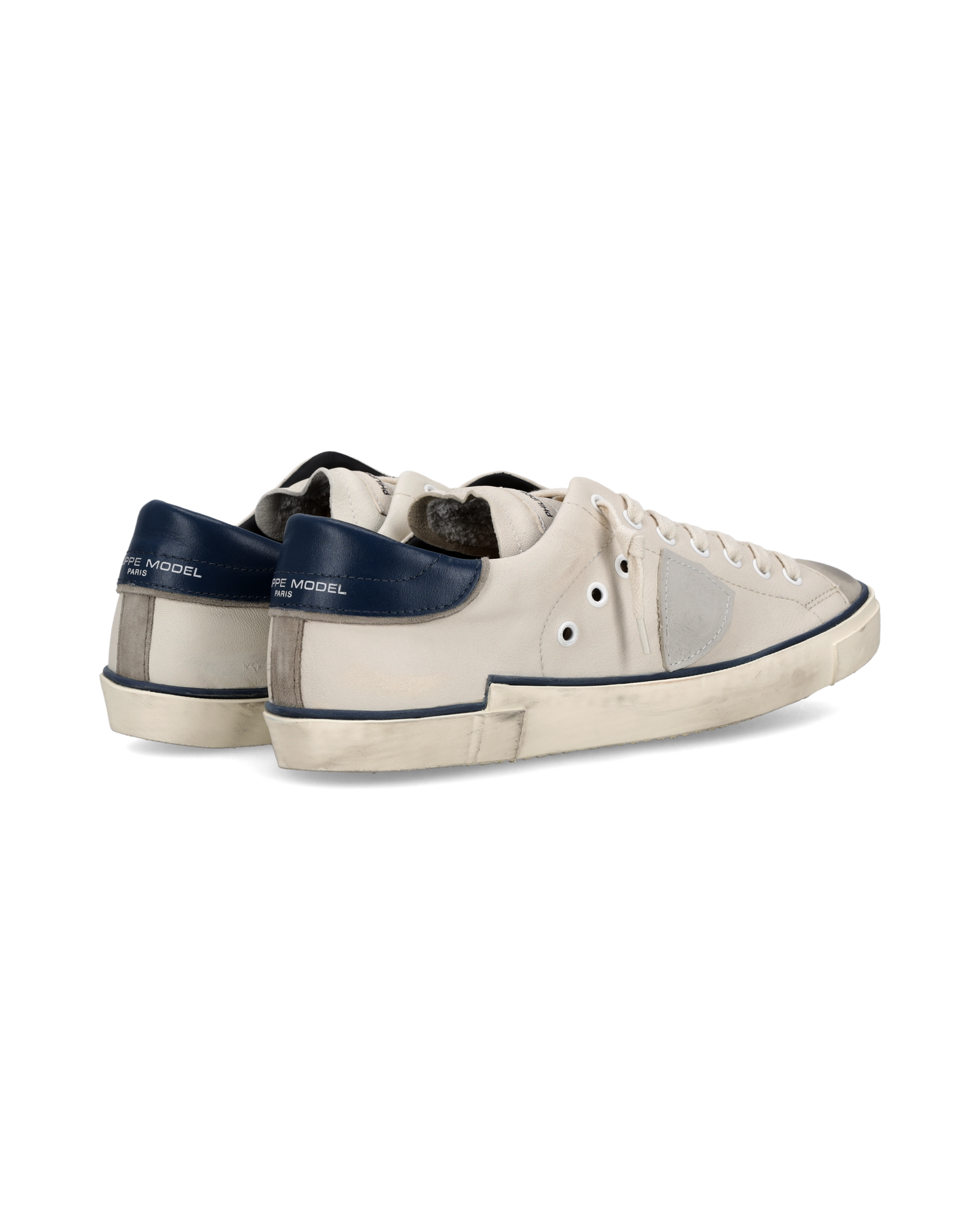 Zapatillas Prsx Para Hombre, Blanco Roto Azul Océano
