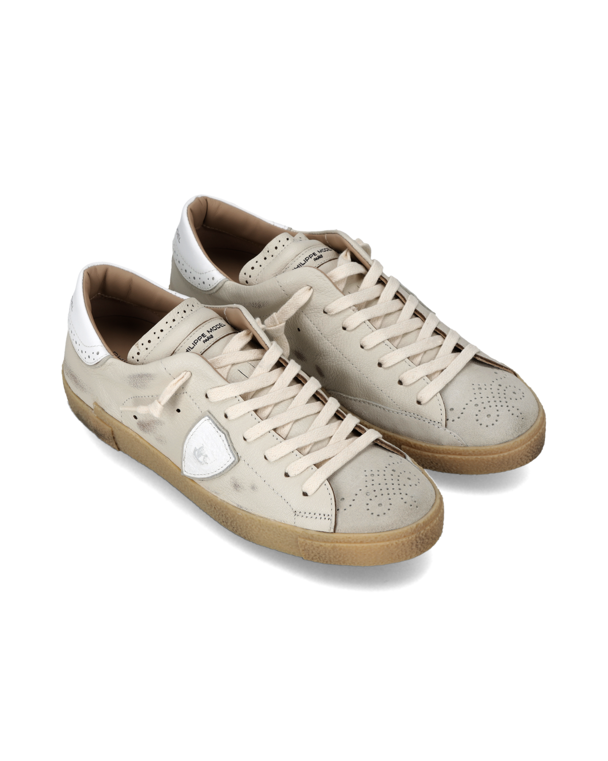 Zapatillas Prsx Para Hombre, Blanco Roto Marrón
