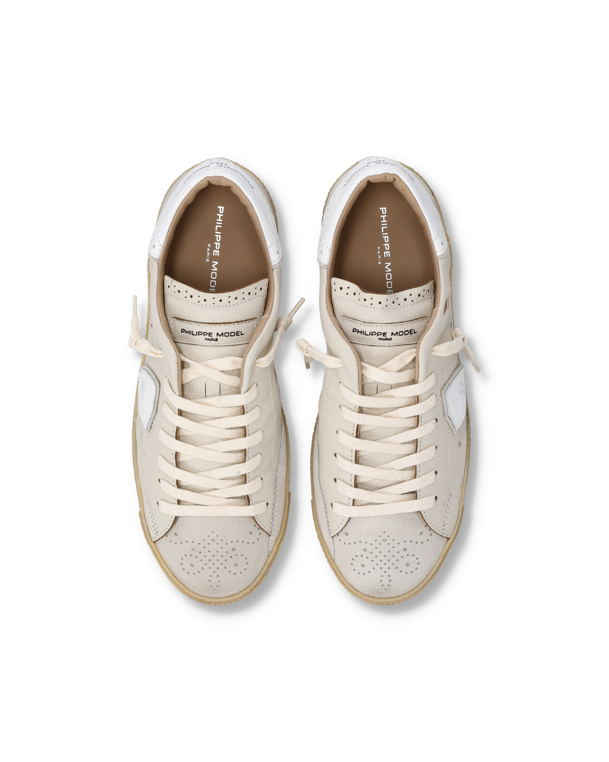 Zapatillas Prsx Para Hombre, Blanco Roto Marrón