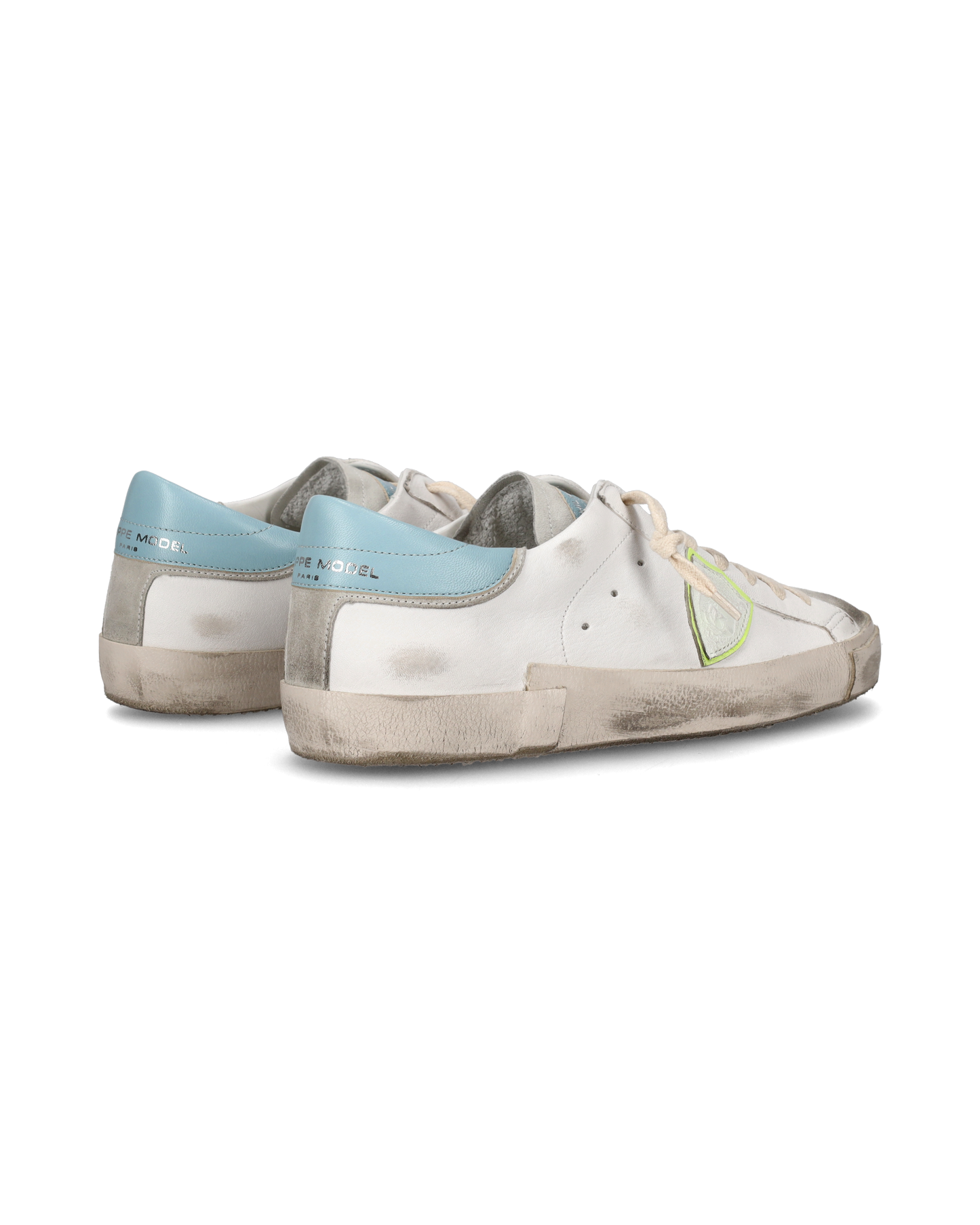 Sneaker basse Prsx uomo - bianco, grigio e azzurro