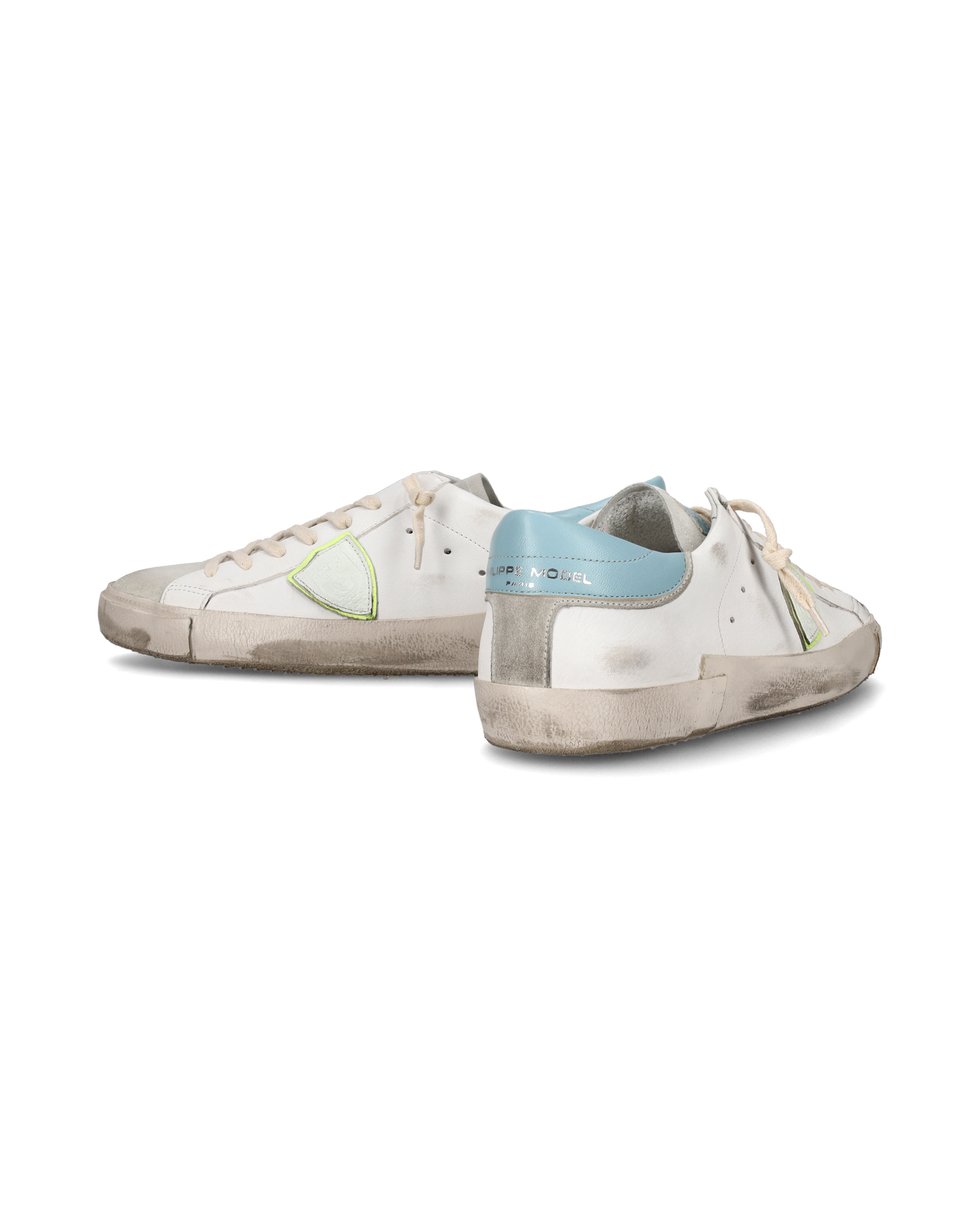 Sneaker basse Prsx uomo - bianco, grigio e azzurro