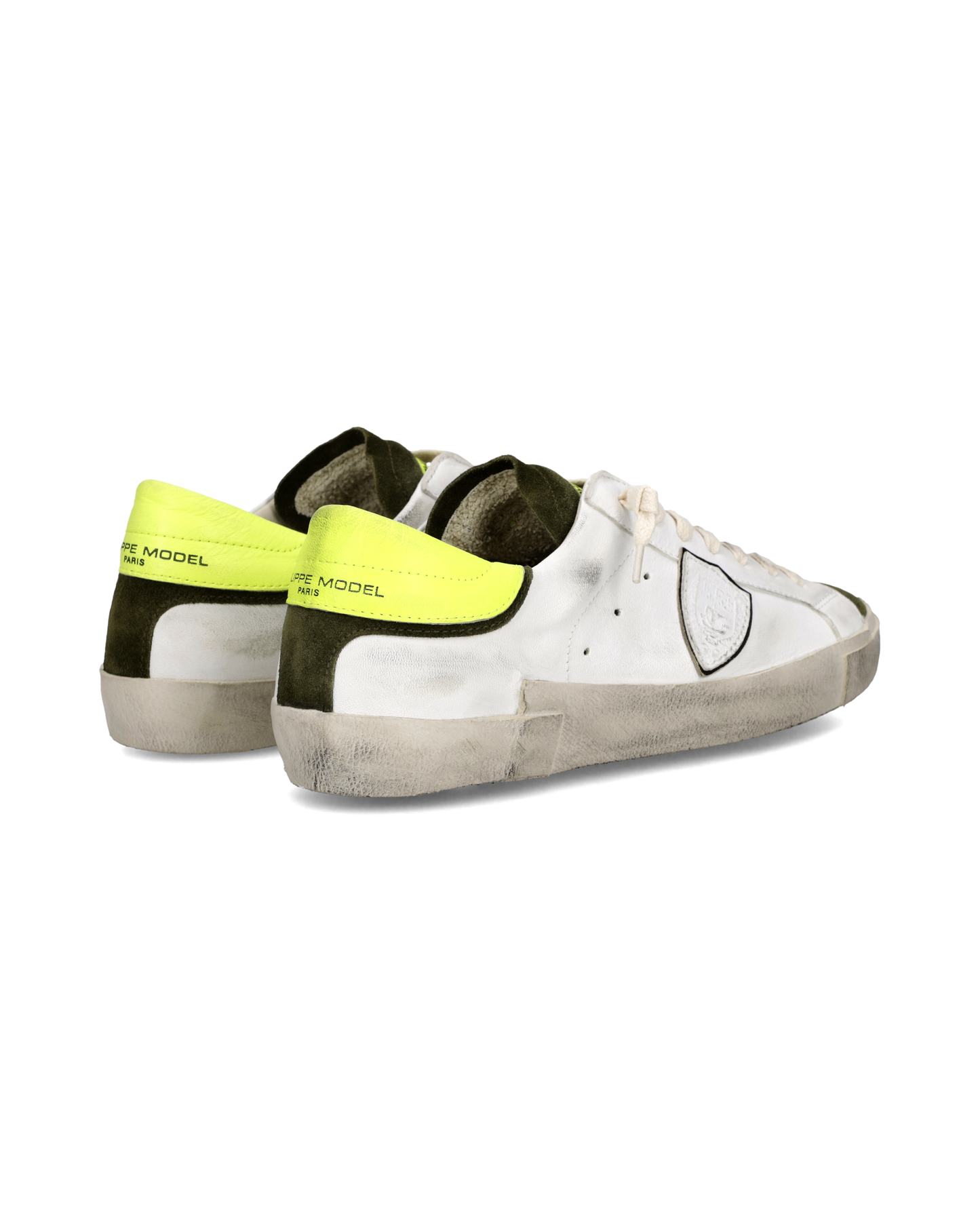 Sneakers Prsx Uomo, Bianco Verde Giallo Fluo