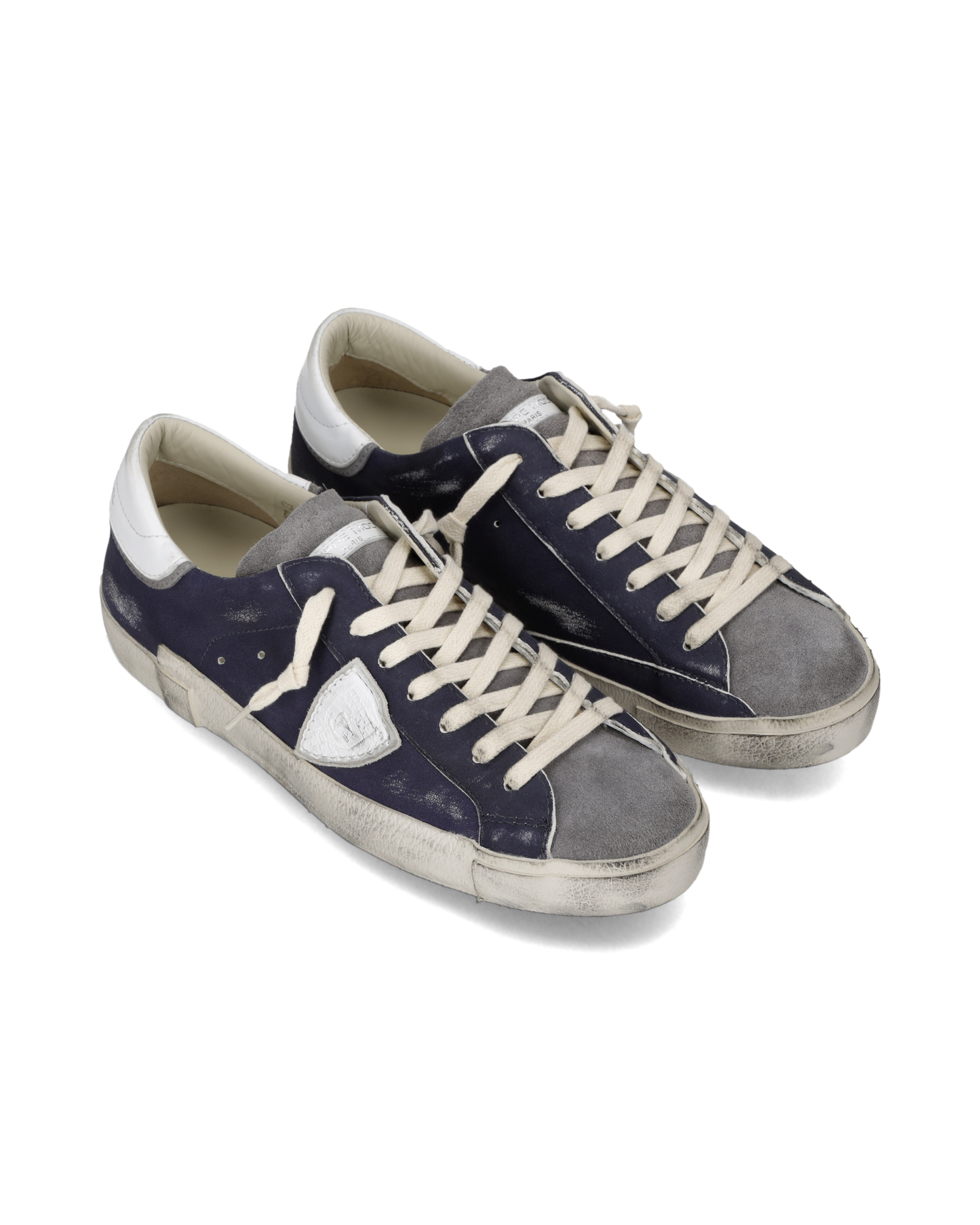 Herensneakers Prsx, Blauw Grijs