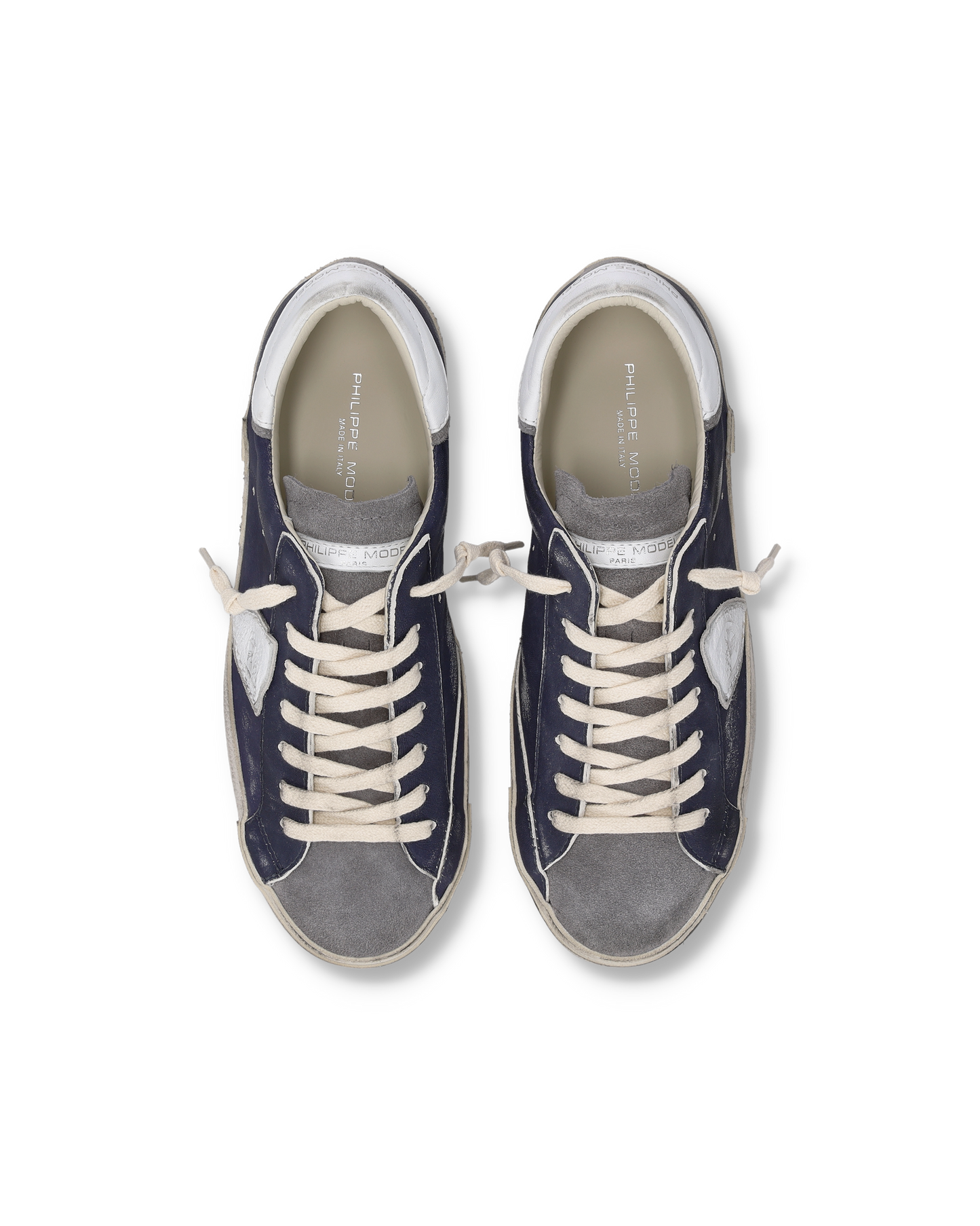 Herensneakers Prsx, Blauw Grijs