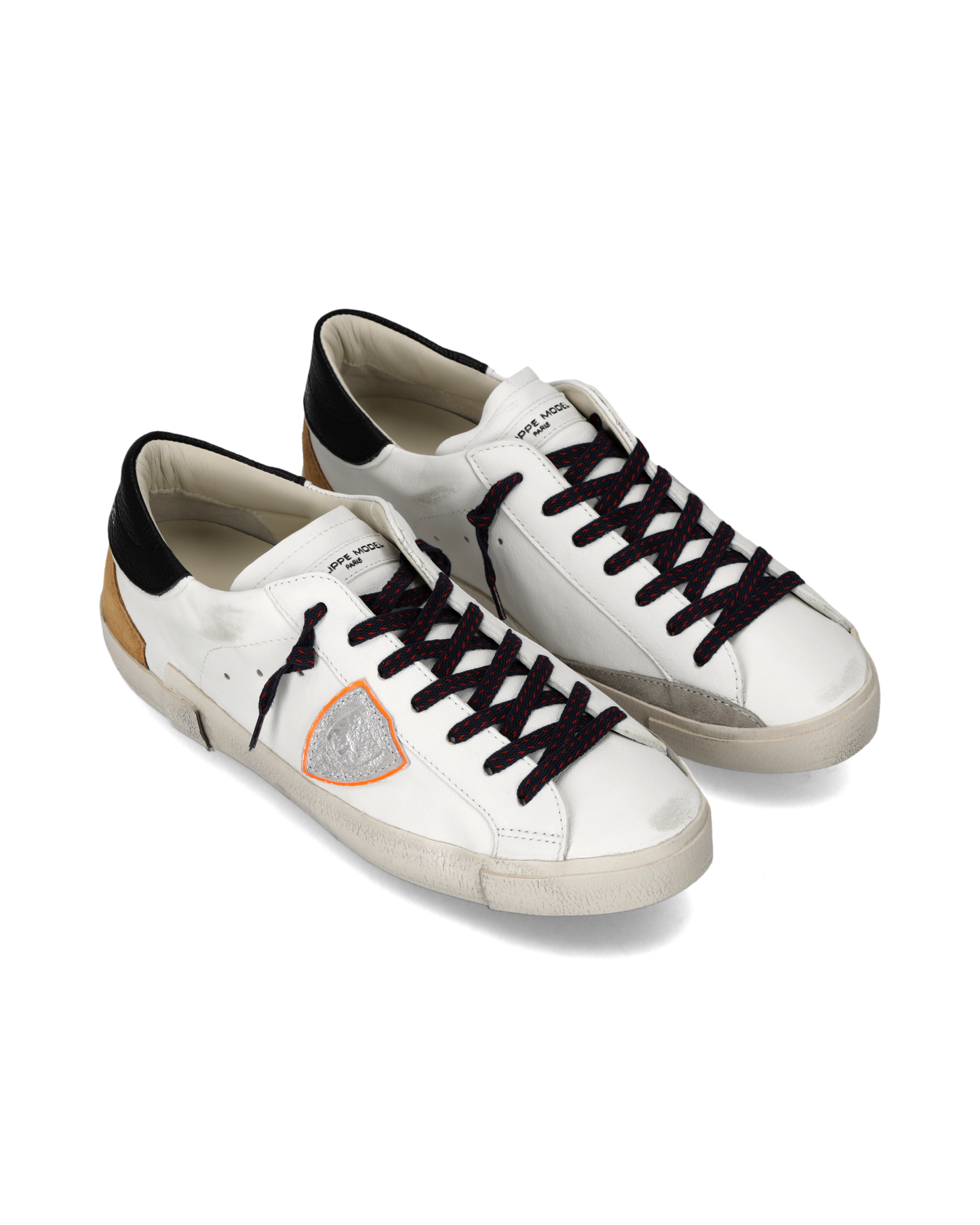 Sneakers Prsx für Herren, Weiß Schwarz Cognac