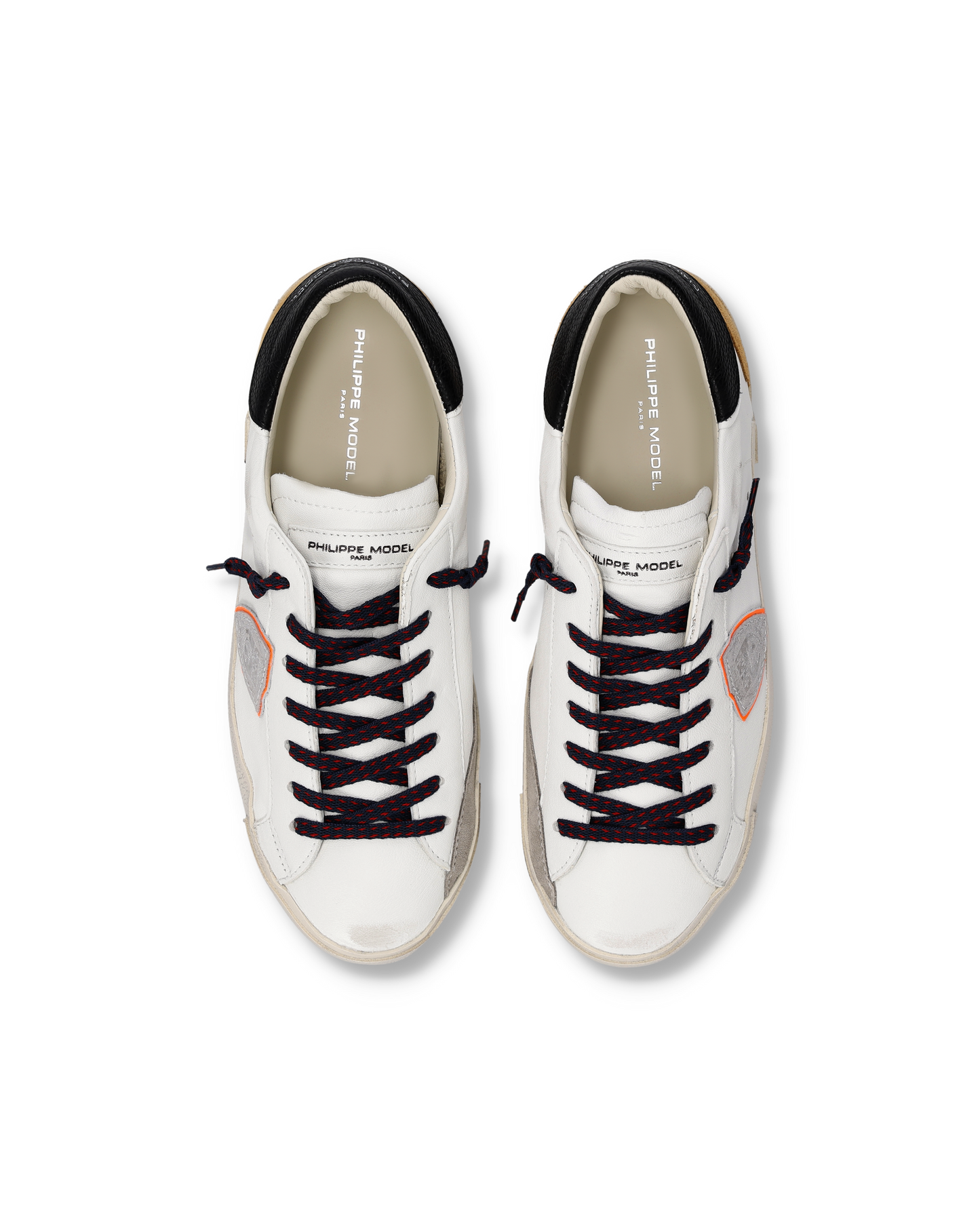 Sneakers Prsx für Herren, Weiß Schwarz Cognac