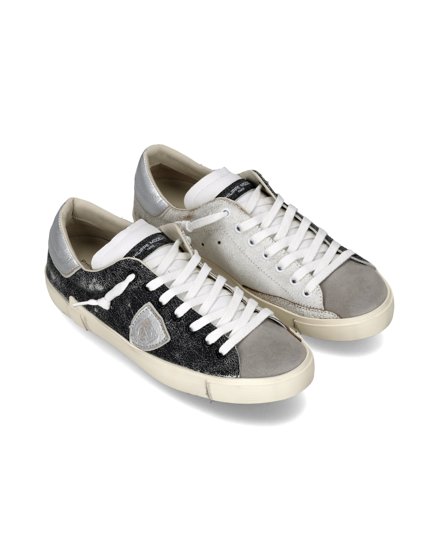 Baskets Prsx Homme, Noir et Gris