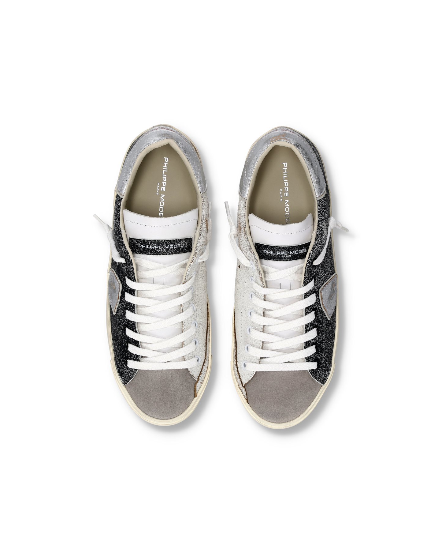 Baskets Prsx Homme, Noir et Gris