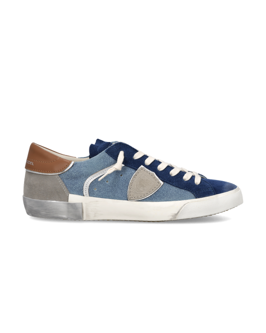 Sneakers Prsx Uomo, Blue Denim Grigio