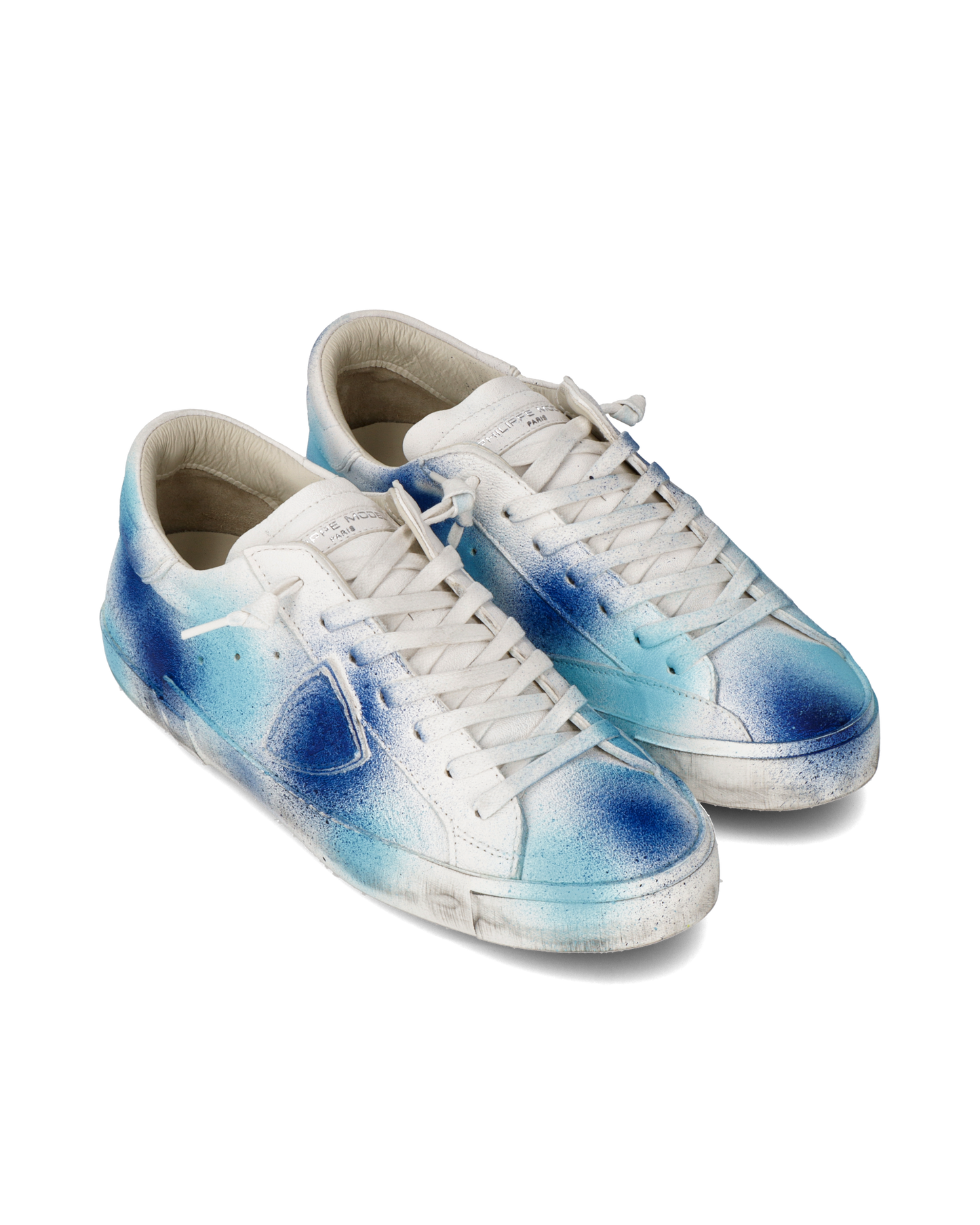 Sneaker bassa PRSX uomo - bianco, blu e azzurro