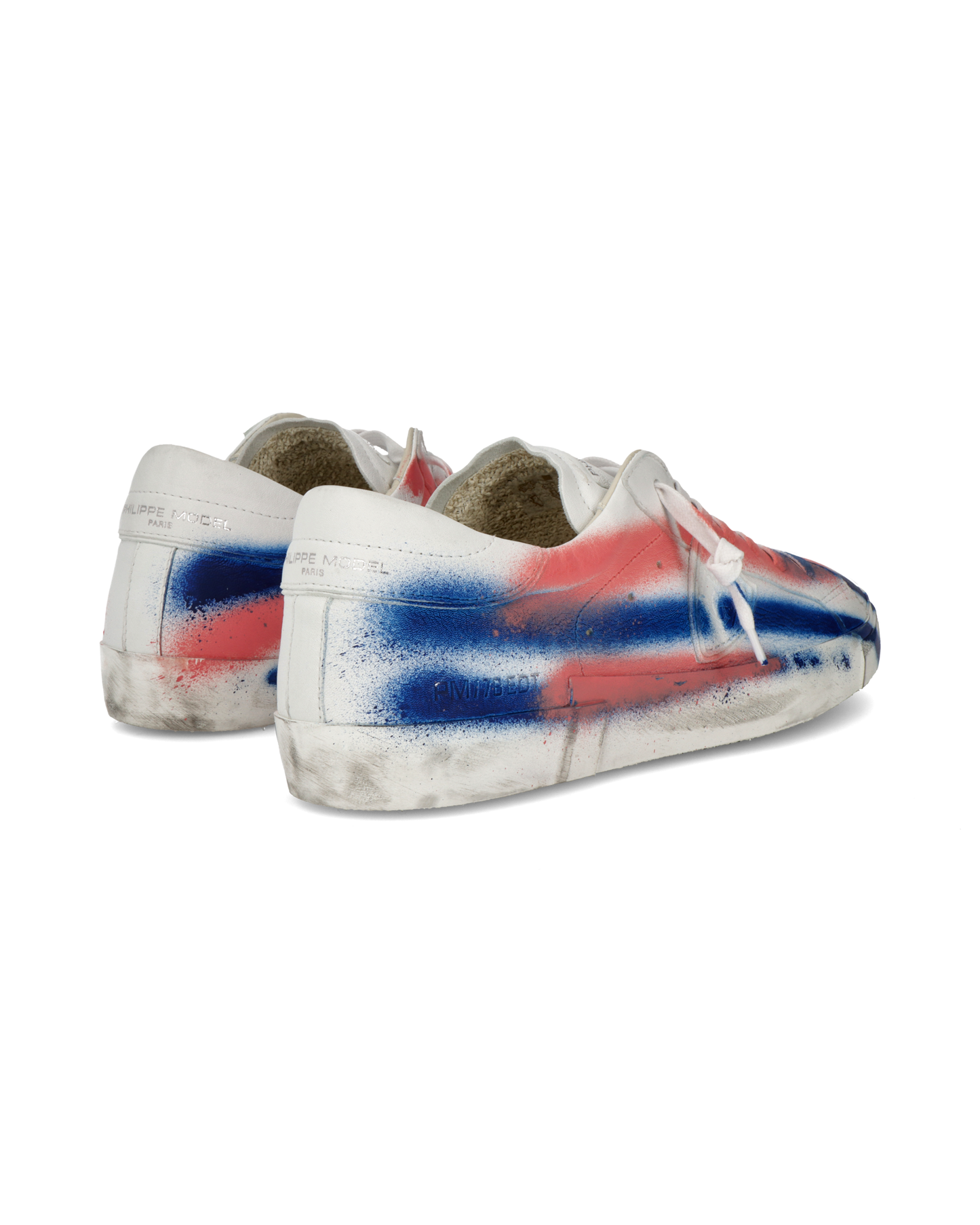 Sneaker bassa PRSX uomo - bianco, blu e rosa