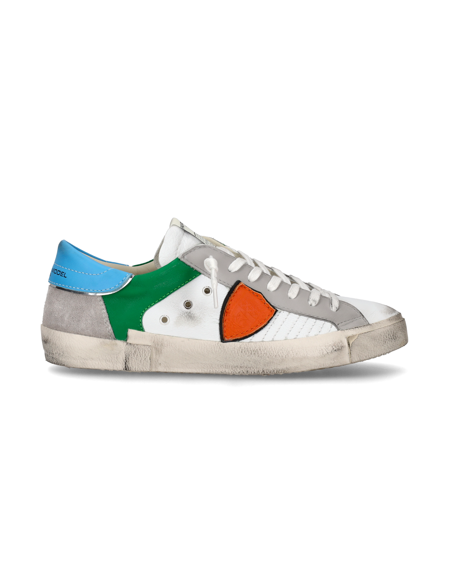 Sneaker basse Prsx uomo - bianco e arancione