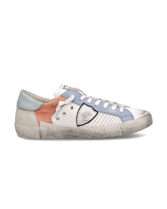 Sneakers Prsx Uomo, Bianco Azzurro