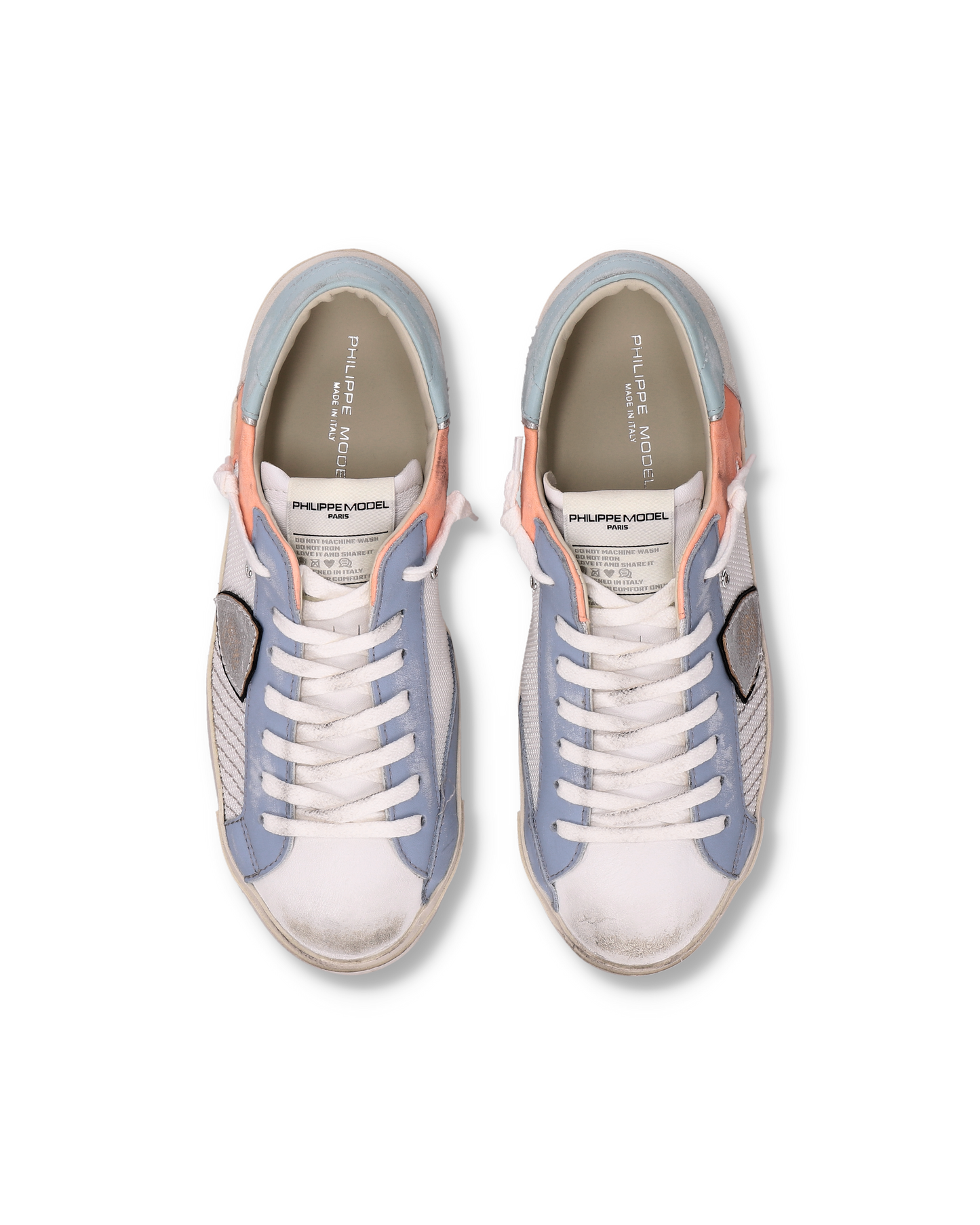 Sneakers Prsx Uomo, Bianco Azzurro